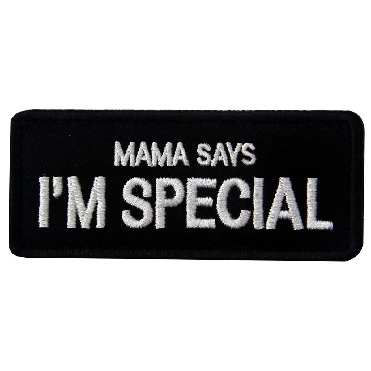 EmbTao Mama Says I'm Special Tactical Morale Emblem Embroidered Fastener Hook & Loop Patch