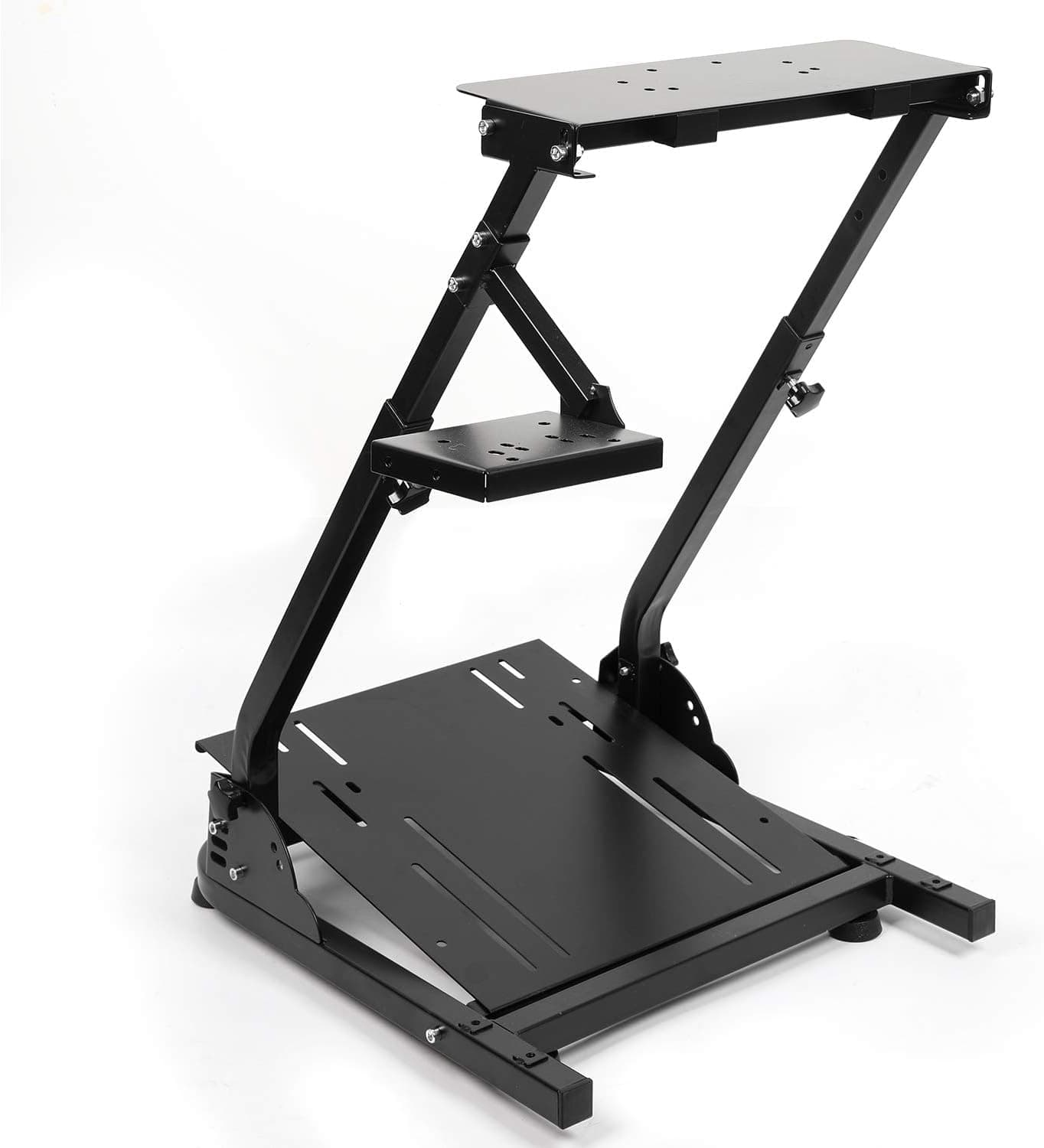 Best brose Adjustable Racing Steering wheel Stand Shifter Mount Fit for Logitech G25, G27, G29, G920 Racing Simulator Cockpit Video Game Accessories, Shifter Wheel Pedals NOT Included