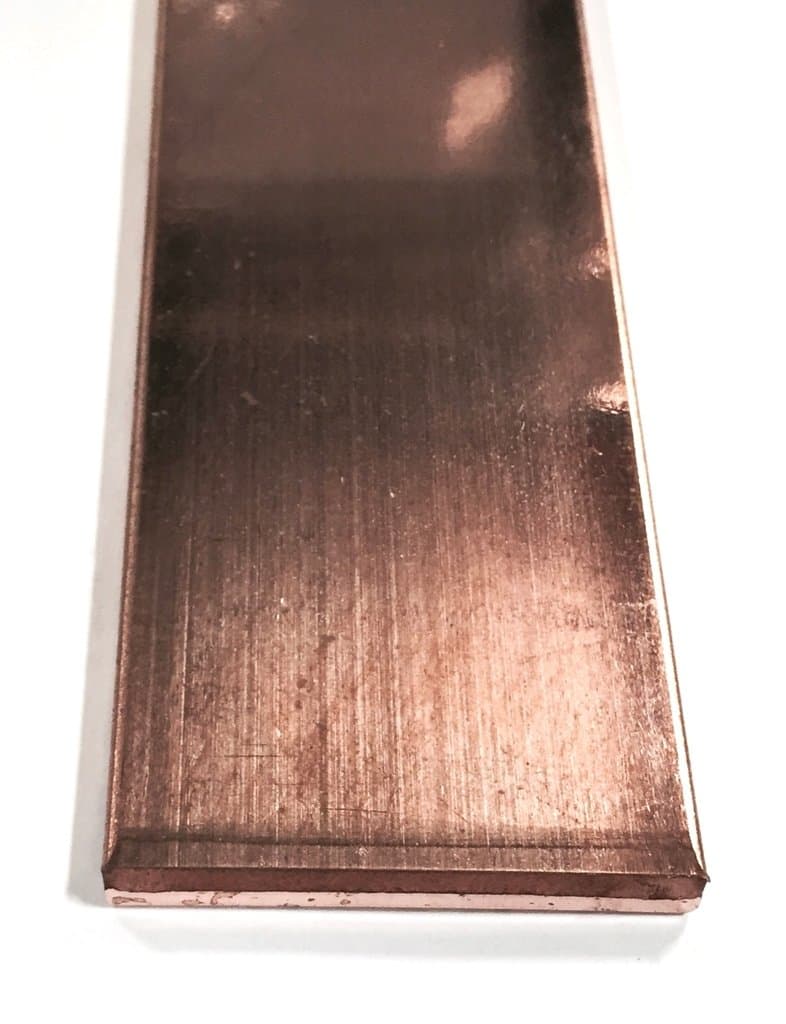 C110 Copper Bar - 1/4" x 2" x 10"
