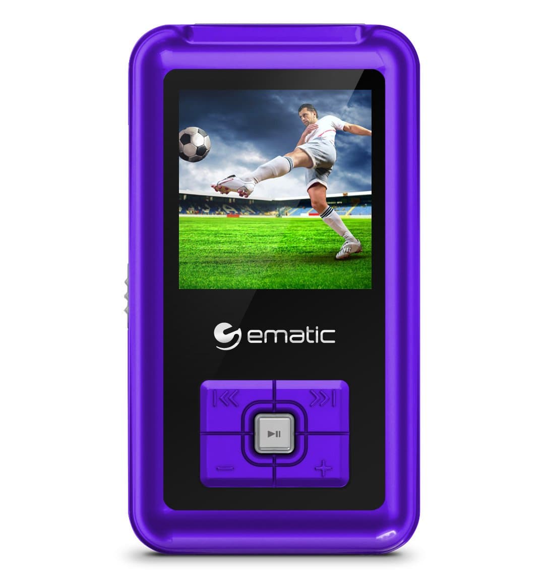 EmaticEM208VIDPR 8GB MP3 Video Player with FM Tuner/Recorder and 1.5-inch Color Screen, Purple