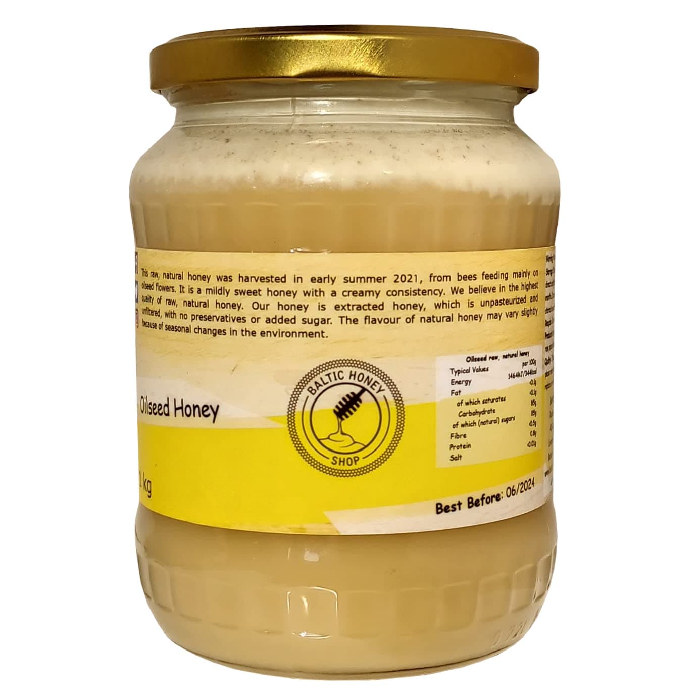 Pure Raw Honey (Oilseed)