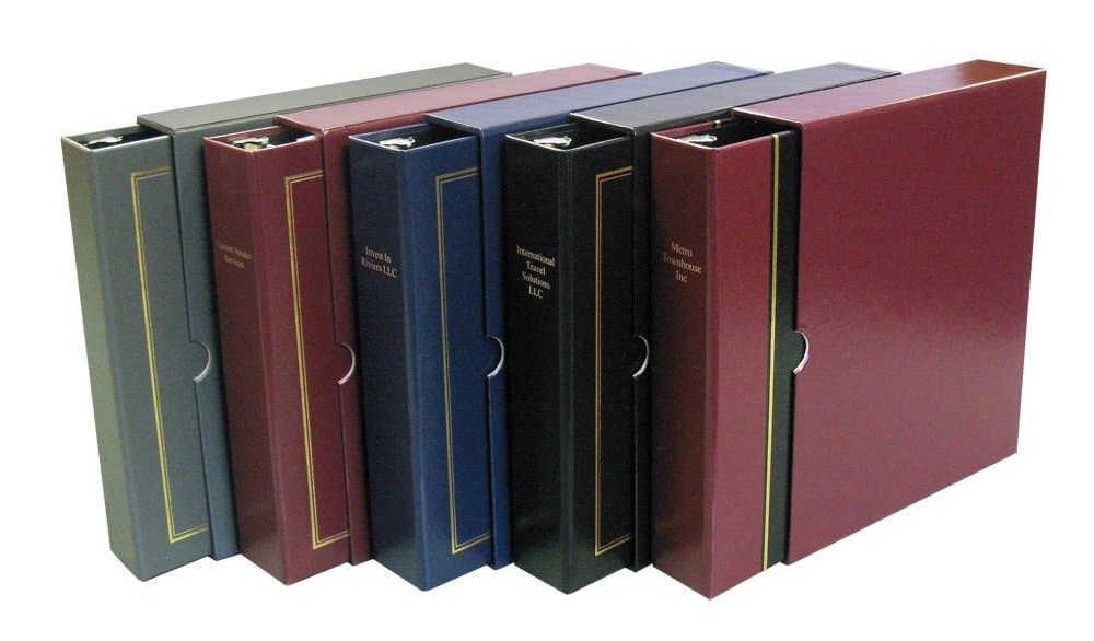 Corpkit Customized Corporate Kit with Printed Minutes & Bylaws/Operating Agreement, Black & Burgundy Binder, Slipcase, Corporate Seal, Certificates with Stubs-(LLC)