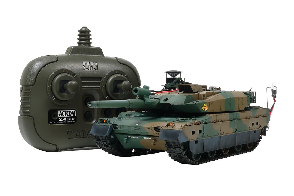 1/35 RC Battle Tank Series No.13 Ground Self-Defense Force 10 Tank (2.4GHz with prop) 48 213 Toy