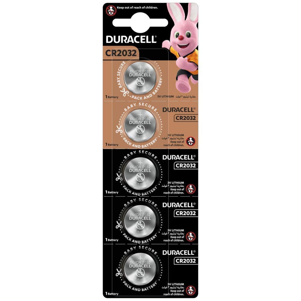 Lithium Coin Batteries - CR2032,5 Pieces