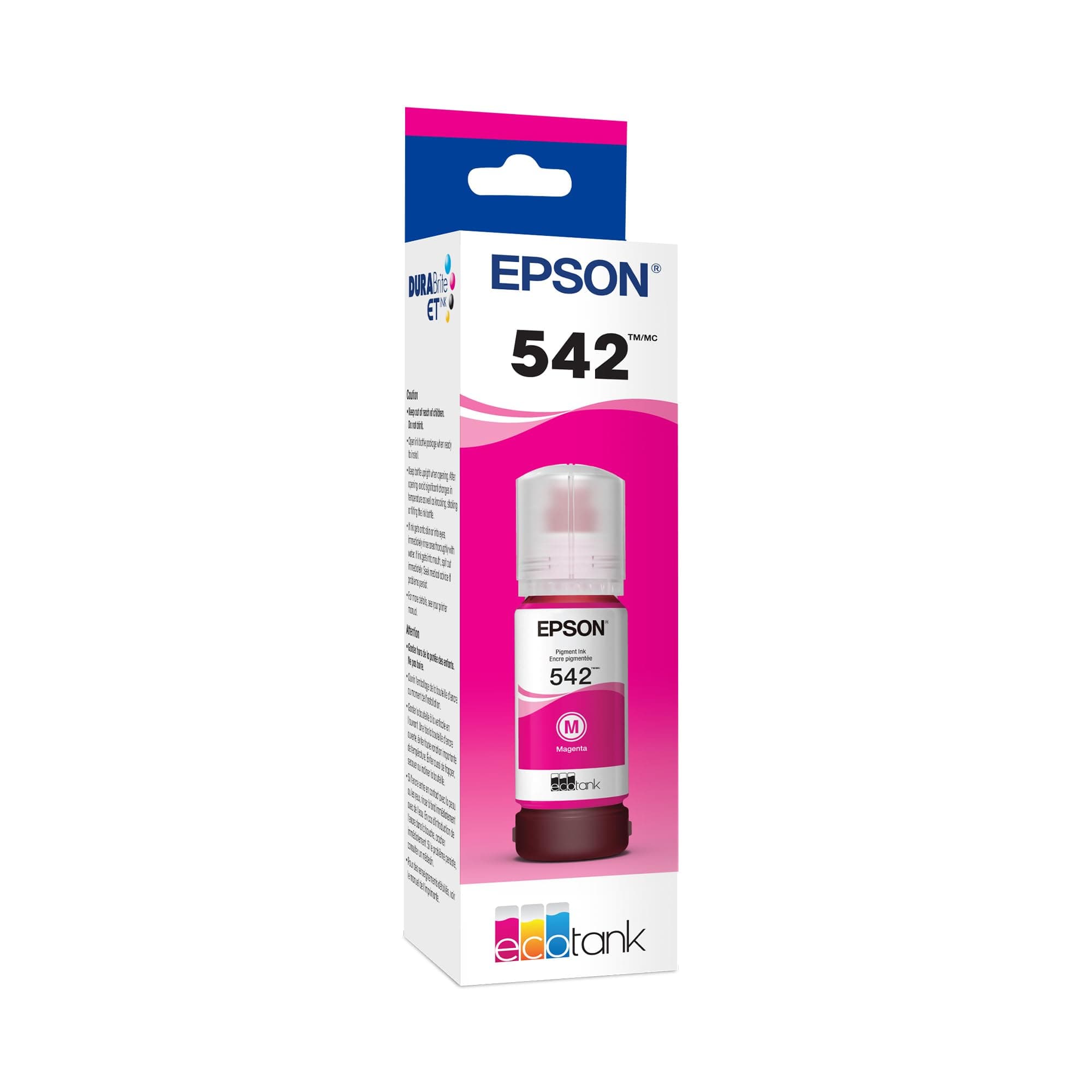 Epson EcoTank 542 Ink - Magenta, Model Number: T542320-S