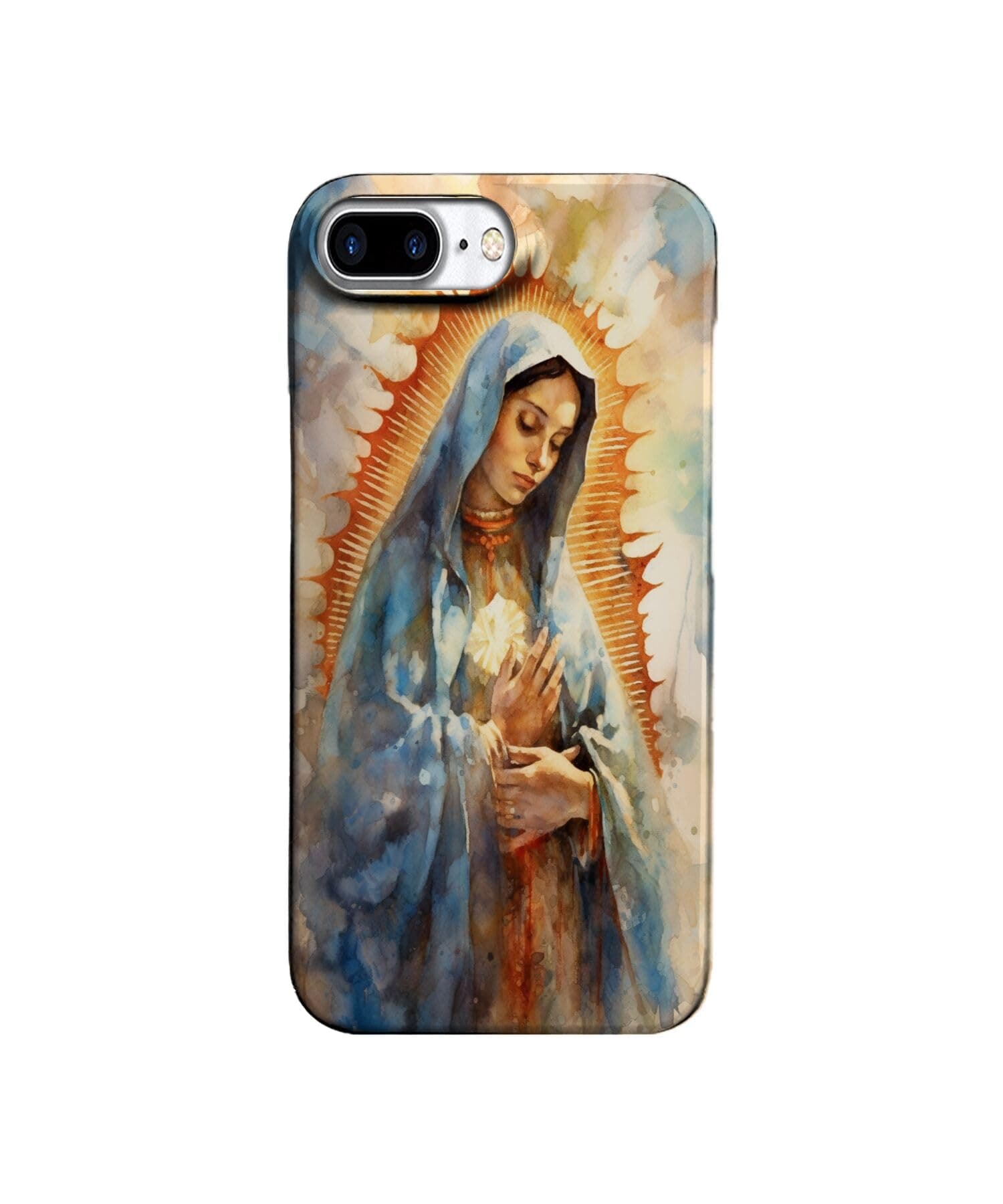 Phone Case for iPhone 7/8 Plus Case Ultra-Thin Virgin Mary Lady of Guadalupe-Art cc46 Case - Exceptional Drop Protection, Stringent Durability Testing - Sleek and Versatile Design