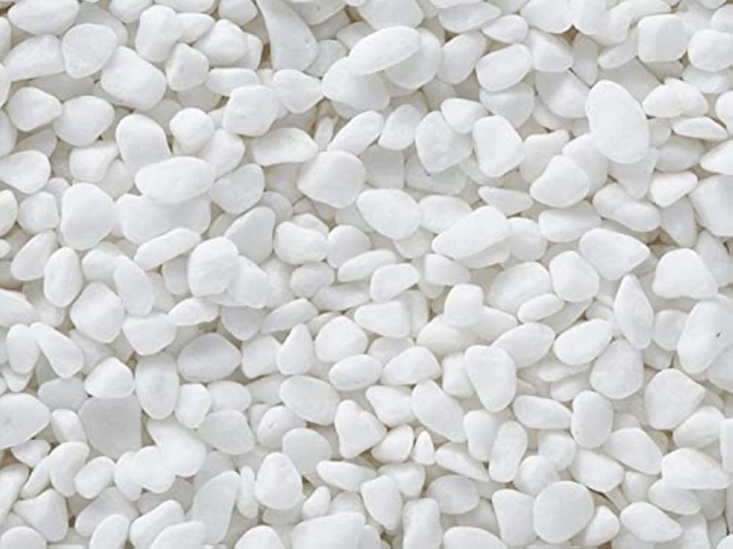 SISON.J Small Pebbles Stones- 1kg (White)