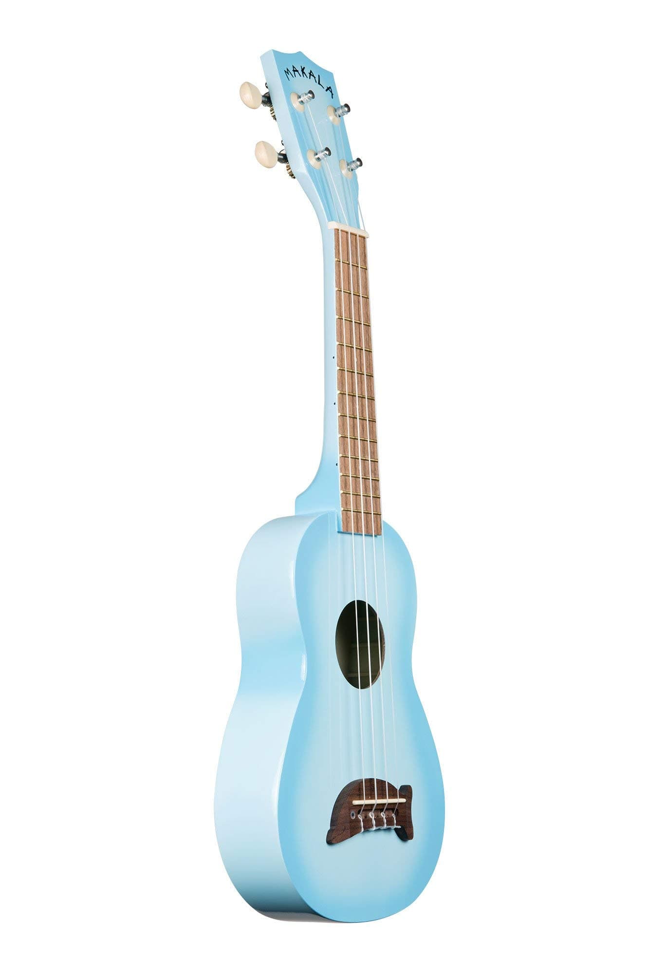 Makala Soprano Dolphin Ukulele (with bag) in Light Blue Burst