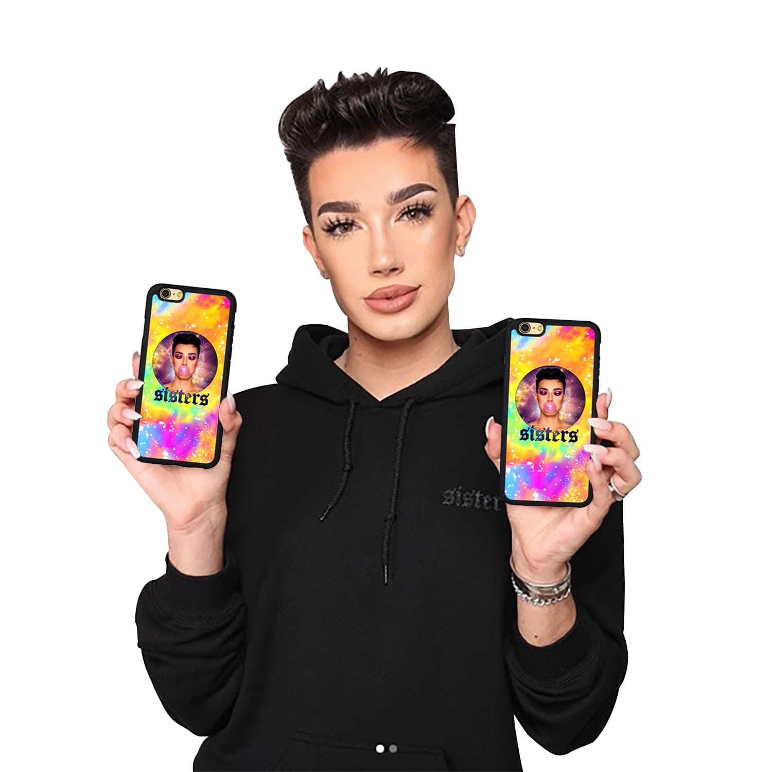 DANN Di Galaxy Bubble James Charles Sisters iPhone 6s Soft Shockproof Case Protector Cover Scratch-Proof iPhone 7/8 /7 Plus/8 Plus | iPhone 6s