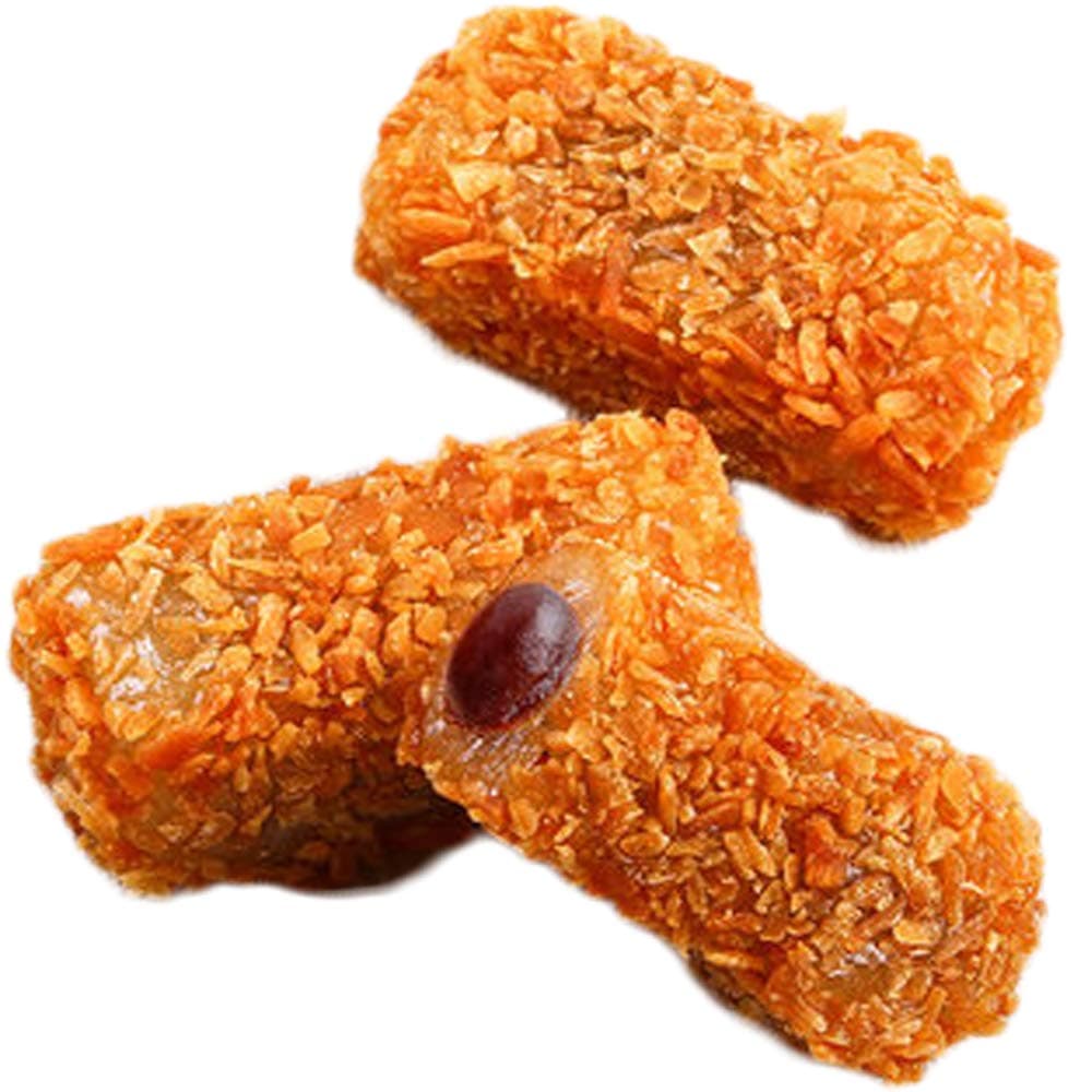 Chinese Special Snack Red Bean Golden Coconut Mochi or Glutinous Rice Cake 420g/14.8oz