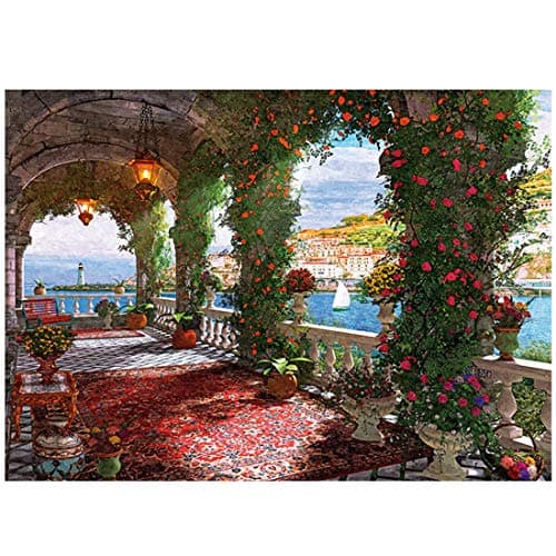 Youmymine Jigsaw Puzzles 1000 Pieces Puzzles for Adults Kids Micro-Sized Puzzles Personalized Gift Paper Painting Jigsaw Puzzles (A, 1000 Pieces)