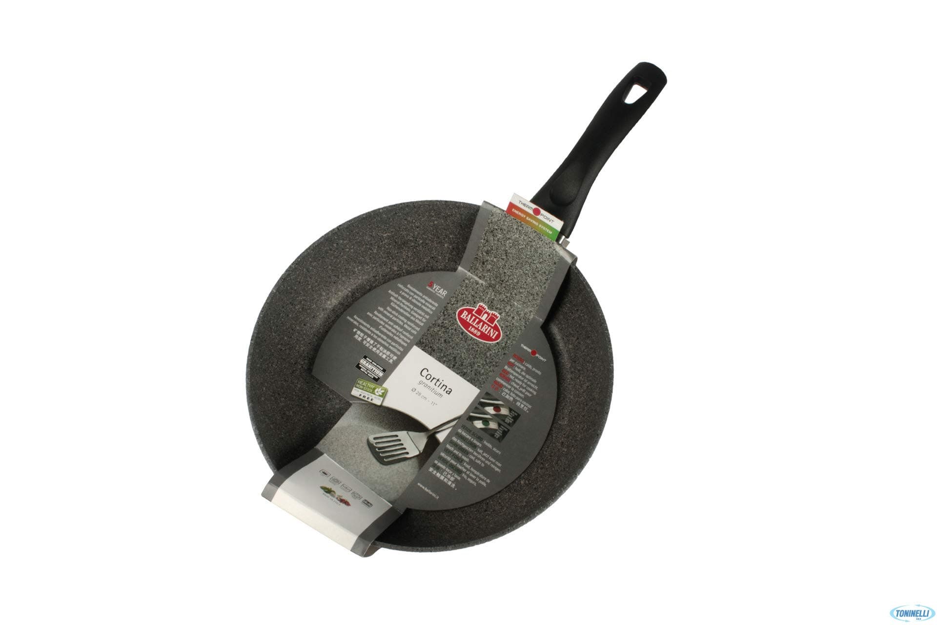 BALLARINI Cortina Granitium pan with non-stick coating, 28 cm, with temperature control, aluminum
