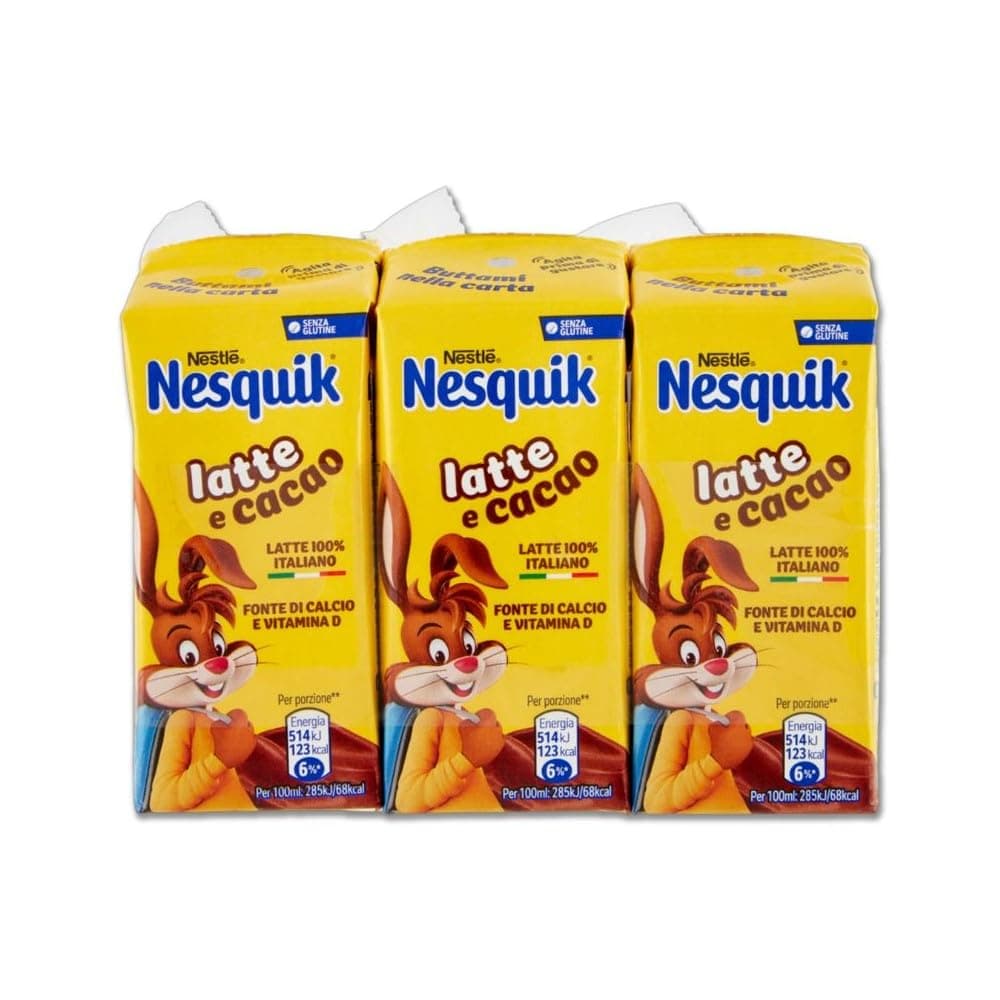 Agita e Gusta Milk and Chocolate Ready to Drink 3 x 180 ml