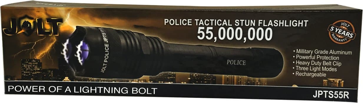 Jolt 55 Million Volts Police Tactical Stun Flashlight