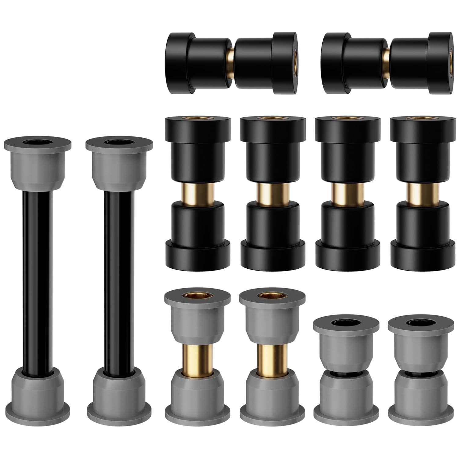 Panglong Club Car Precedent Bushing Kit-Polyurethane, Front Suspension & Rear Suspension and A Arm Bushing Kits, Suitable for Precedent 2004-Up, OEM #102506601, 102506401, 102956201, 102956201