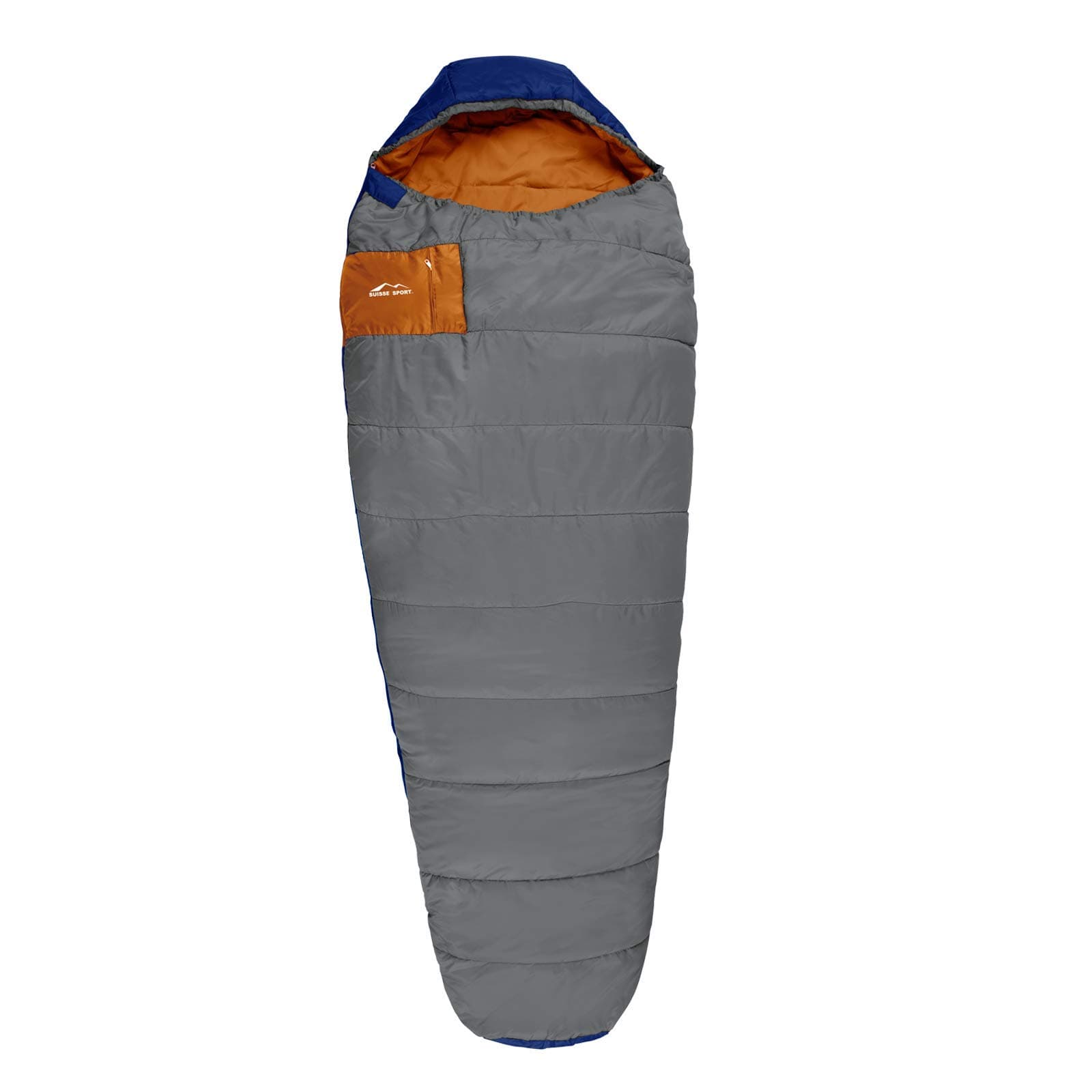 Suisse Sport K2 Mummy 20 Degree Sleeping Bag, Multicolor