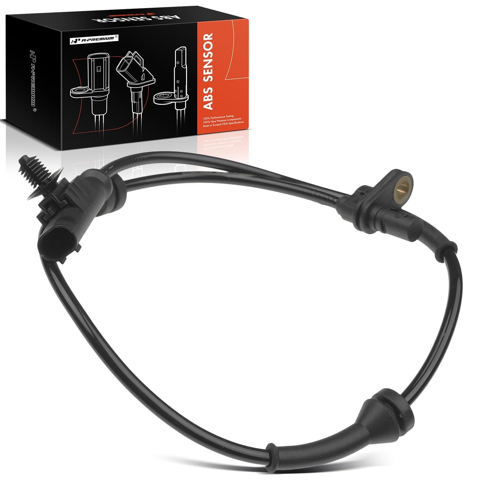 A-Premium ABS Wheel Speed Sensor Compatible with Nissan Versa 2007-2012 Rear Right Passenger Side