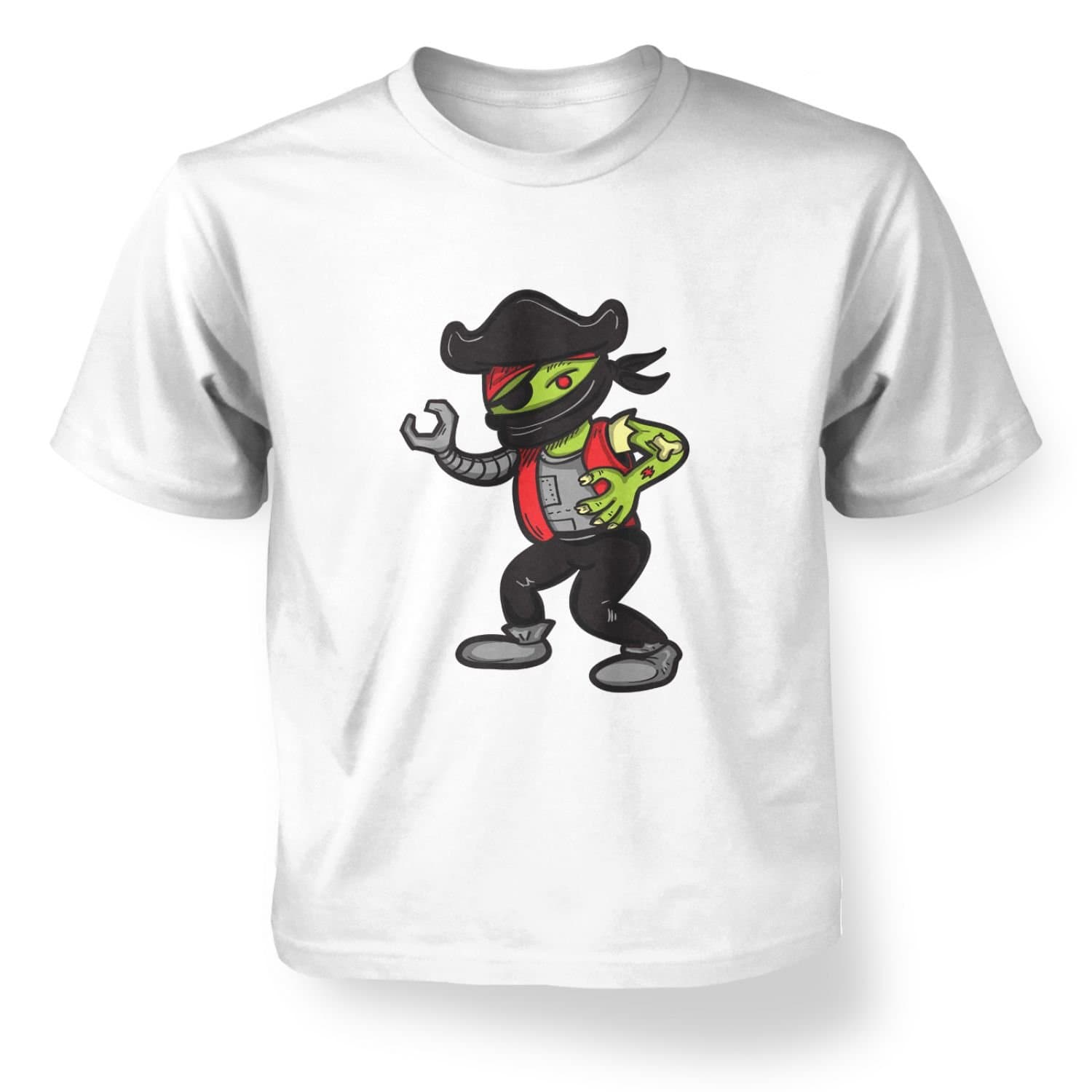 Zombie Robot Pirate Ninja Kids T-Shirt