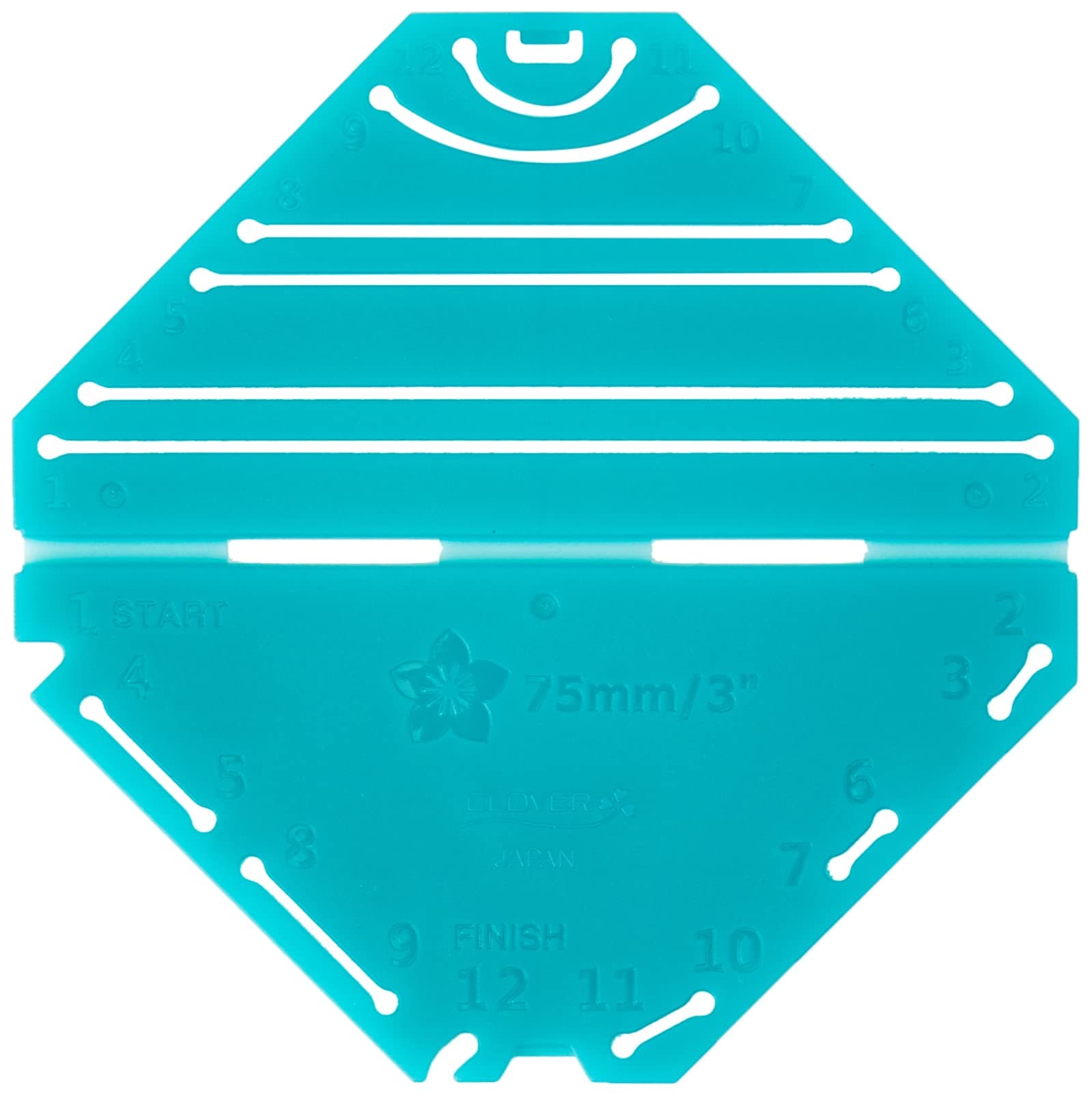 clover Kanzashi Flower Maker (Pointed Petal/Large), Green