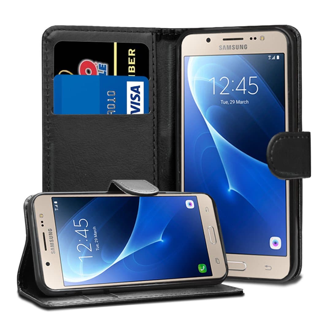 Jonlineuk Samsung Galaxy J5 2016 Case, [Card Holder] Magnetic Luxury PU Wallet Cover - Premium Flip Leather Case For Samsung Galaxy J5 2016