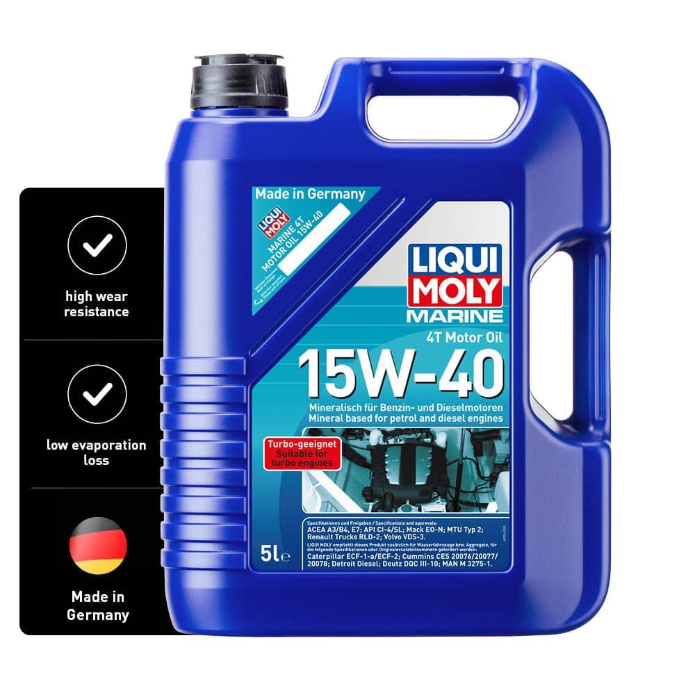 Marine 4T Motor Oil 15W-40 | 5 L | Boot mineral motor oil | SKU: 25016