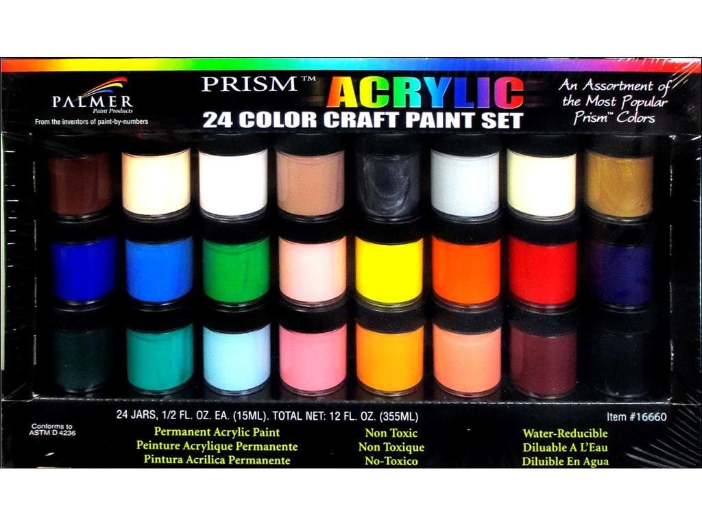 Palmer Prism 1/2oz 24 Acrylic Paint Jar Set 24ct