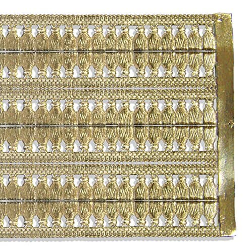 Dresden Trim Border Fringed Tassel Strips, 5/8-Inch, Gold