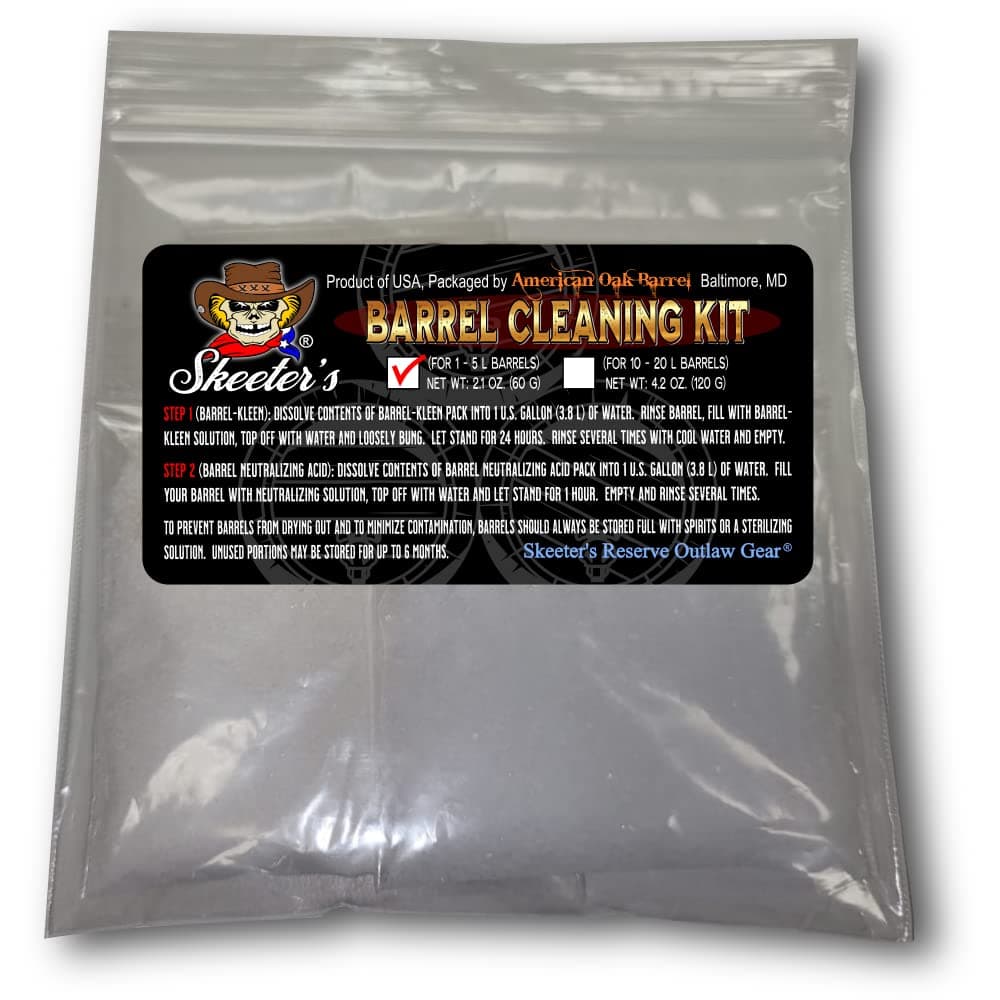 Barrel Care Essentials - American Oak Barrel Maintenance Kit (SMALL) - Use With 1-5 Liter Barrel Sizes