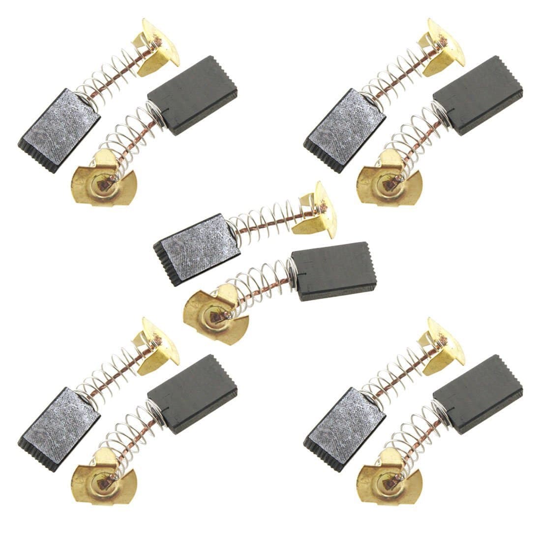 5 Pair Power Makita Carbon Brushes Replacement CB303 for Makita Set Brushes For Electric Replaces Tool Replacement 16 x 11 x 5mm Original Tools Carbon Brushes Replacement CB303