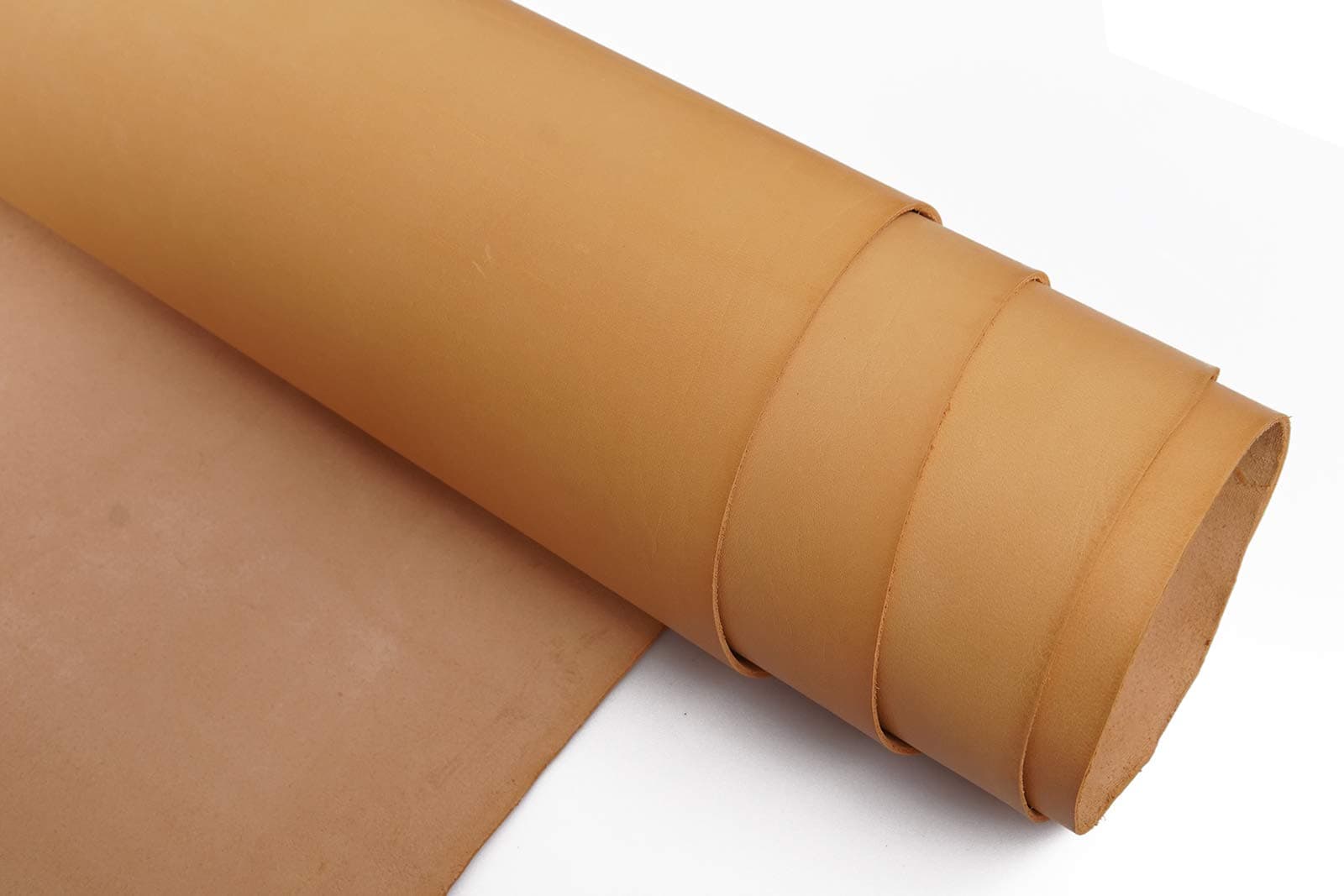 Veg Tan Tooling Leather 2.0mm Full Grain Stiff Cowhide Handmade DIY Art Crafts Carving Firm Genuine Leather