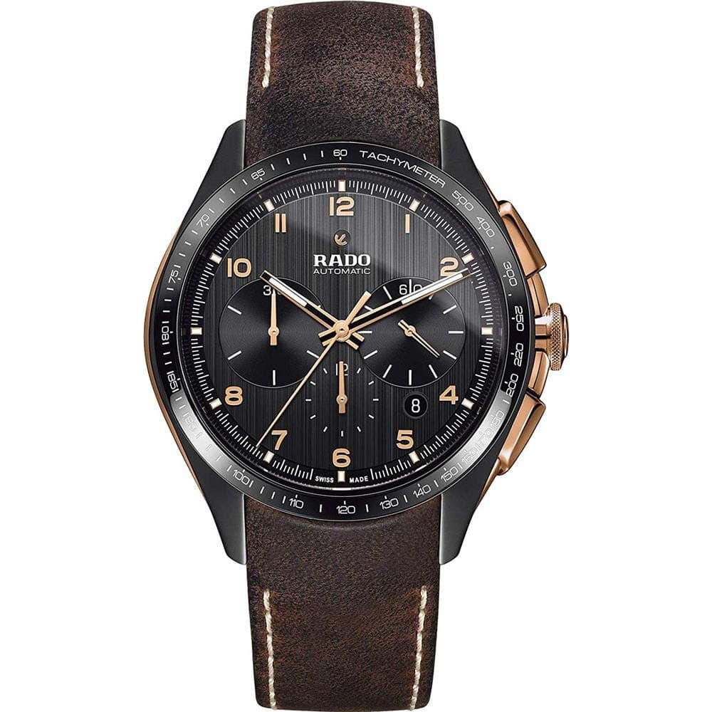 RADO Mens HyperChrome Automatic Chronograph - R32168155 Brown One Size