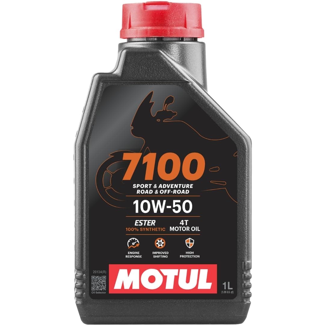 7100 4T API SN Fully Synthetic Ester Petrol Engine Oil for Bikes 10W50-1L
