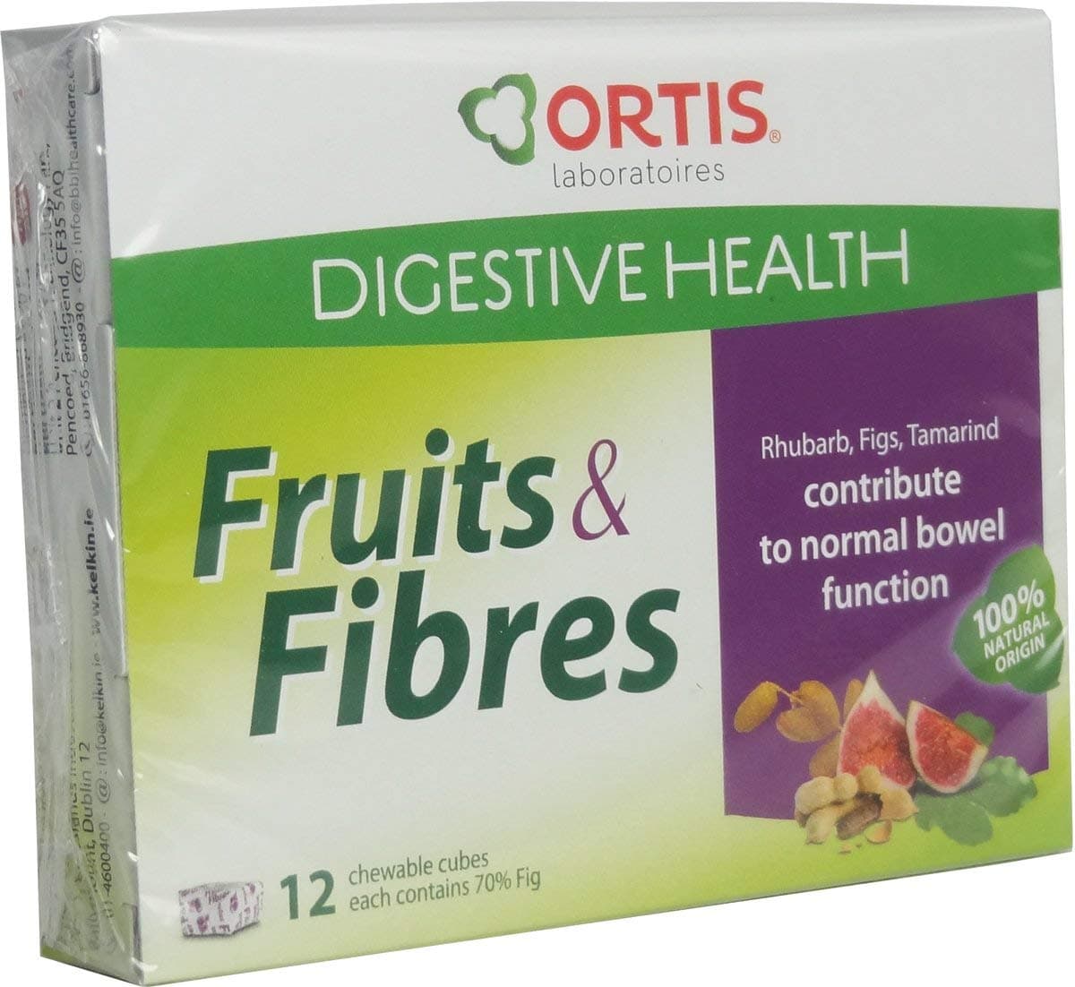 Ortis Easy Fruits & Fibre 12 Cubes by Ortis