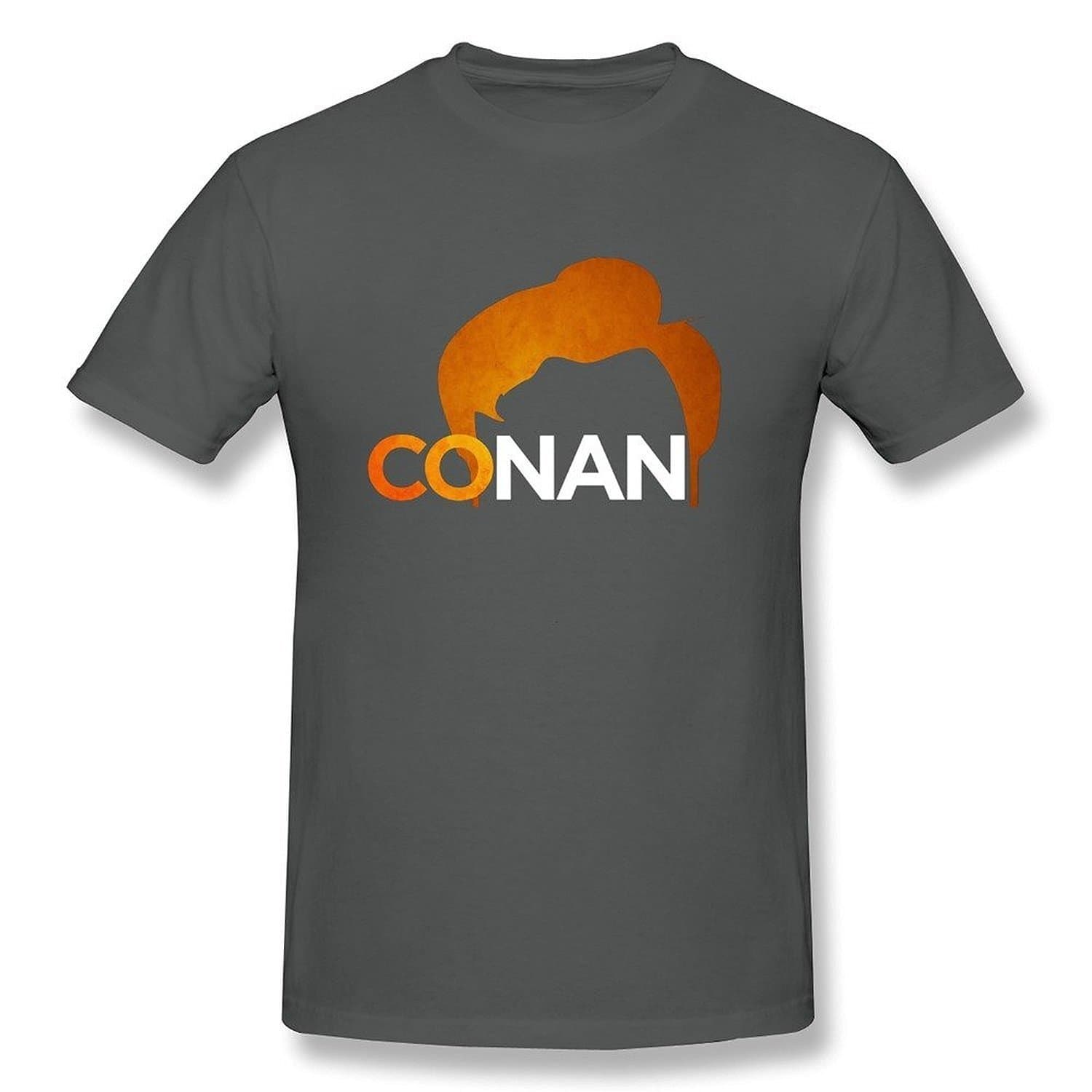 HQ SUAMDAN Men's Conan Christopher O'Brien T Shirt Black L