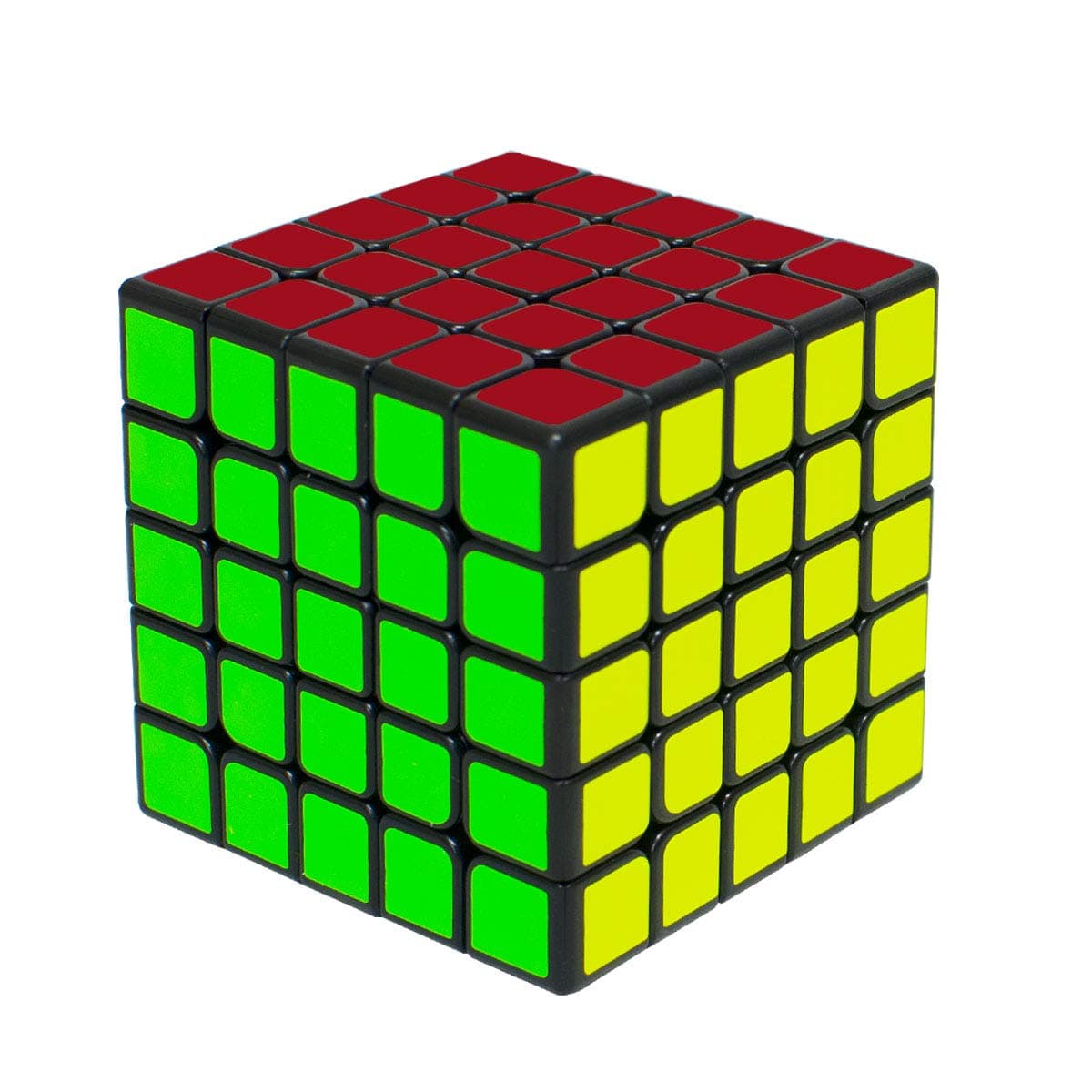 KidsPark 5x5 Speed Magic Cube, Puzzle Toys For Kids & Adults, Black