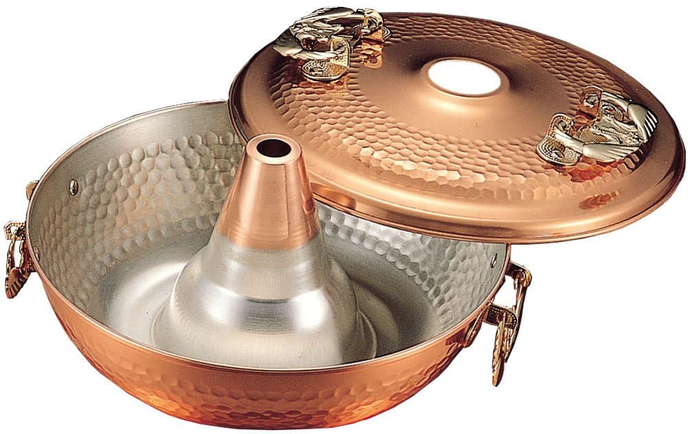 Takekoshi Kogyo Takekoshi Copper Shabu Pot, Kiyo, 10.2 inches (26 cm)