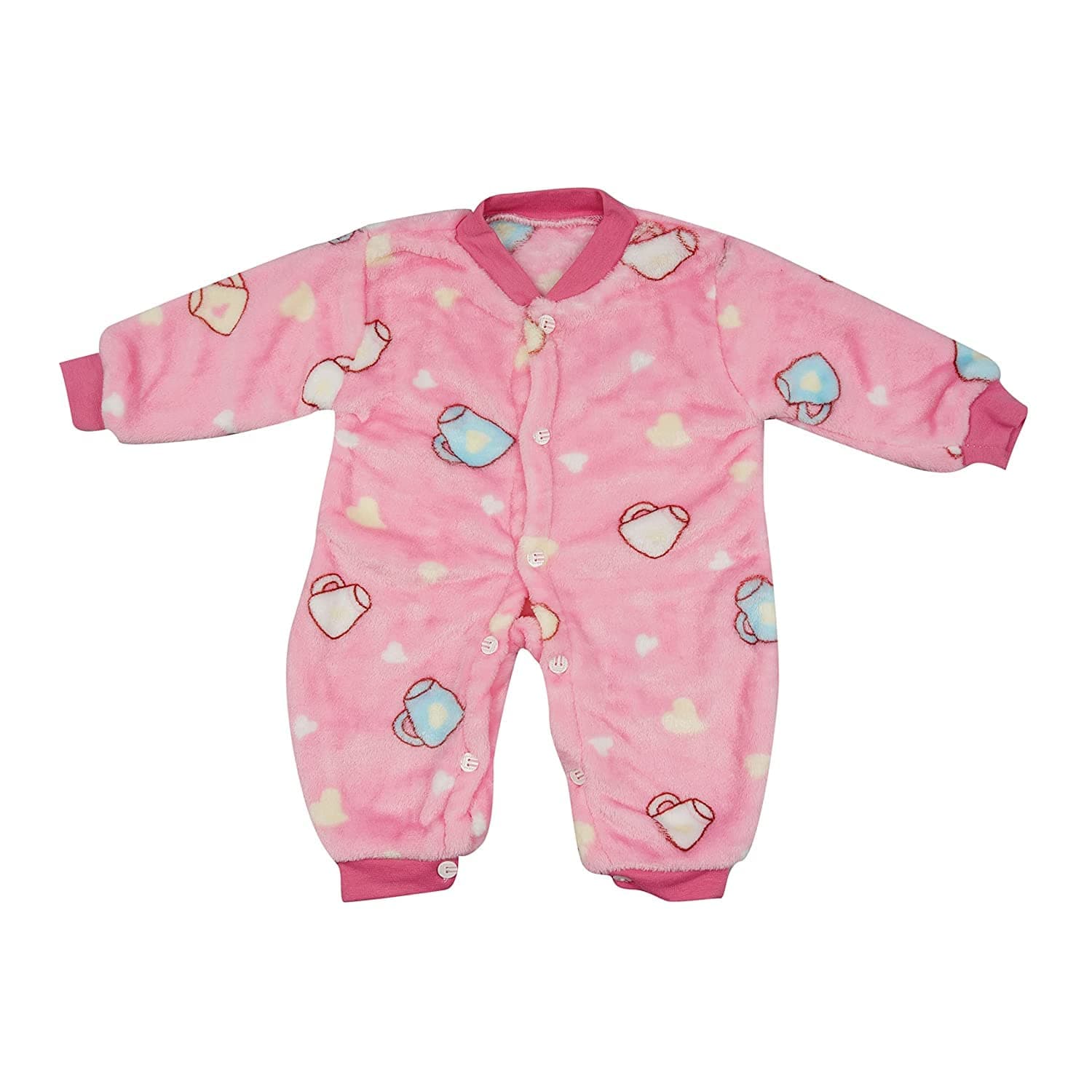 ADRIEL BRINGING JOY® Woolen Printed Romper Body Suit Set for New Born Baby (Pack of 1)