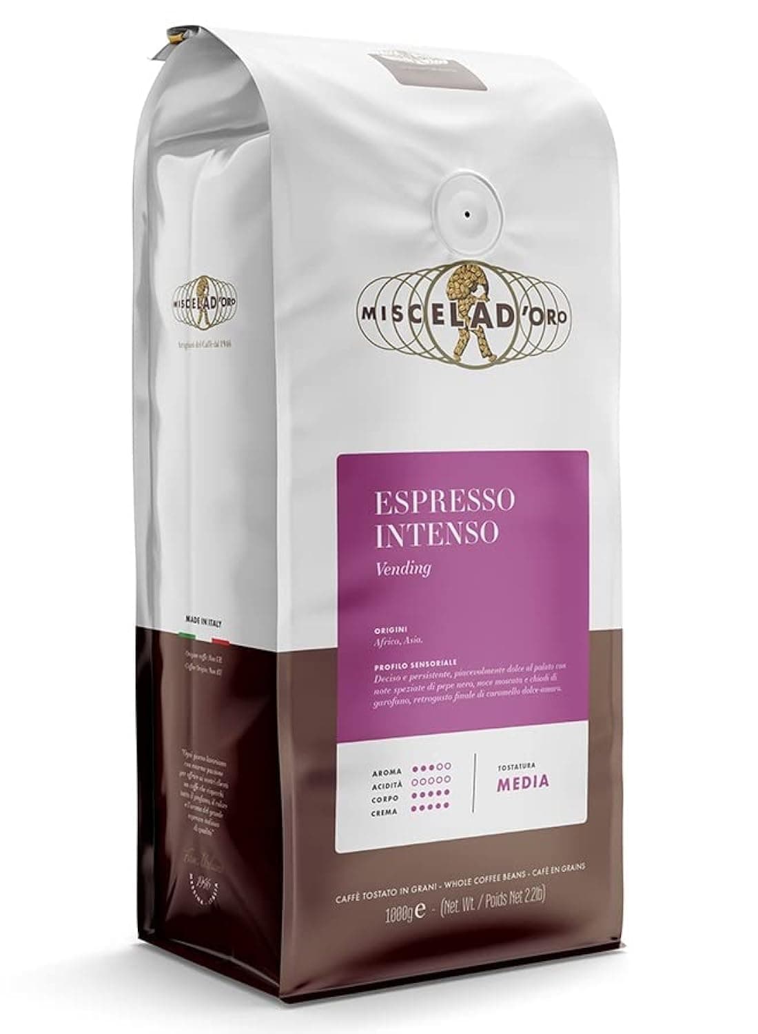 Espresso Intenso Coffee Beans, 35.27 oz ℮ 1 kg مزيج دو أور-إسبريسو إنتنسو حبوب البن