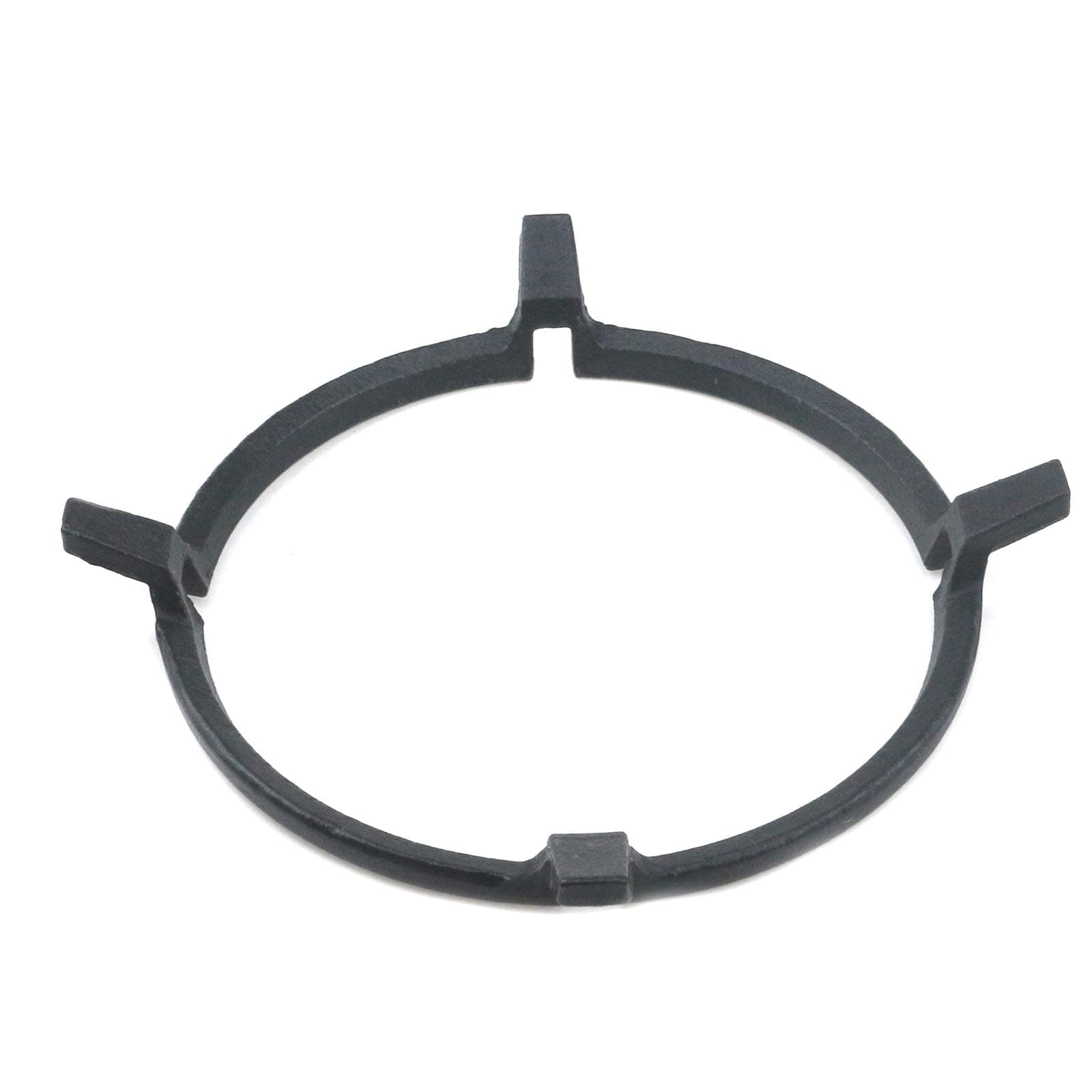 Semetall Cast Iron Stove Trivets Non Slip Black Pan Holder Stove Accessories for Kitchen Wok Support Ring Cooktop Milk Pot Holder(Four Ear)