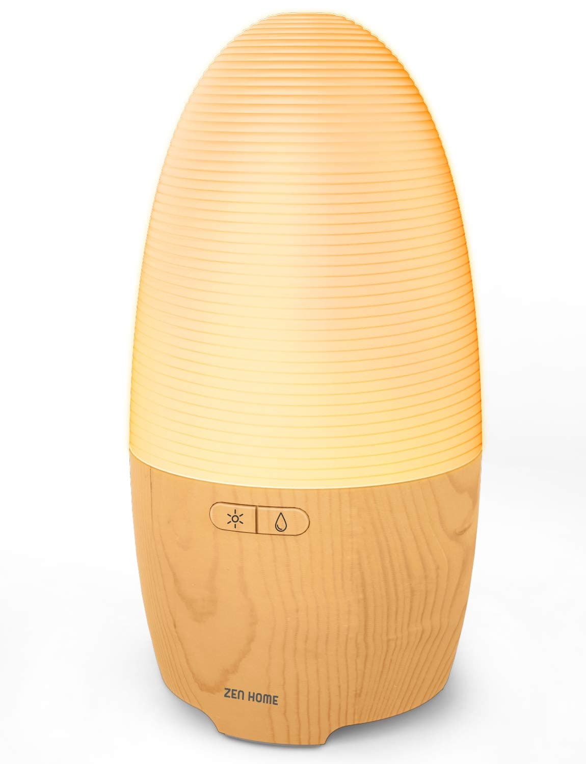 Essential Oil Diffuser Rechargeable, ZenHome Portable USB Aroma Essential Oil Cool Mist Humidifier with 9 hrs of Cordless Time + Adjustable Mist Mode + Waterless Auto Shut-off for Baby Bedroom Office