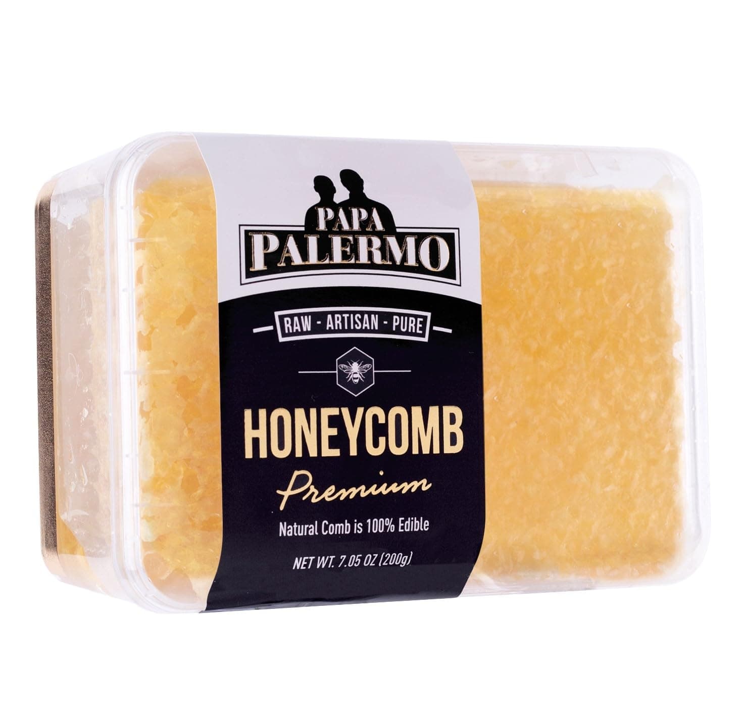 Honeycomb 100% Edible, All-Natural, Gourmet Raw Honeycomb, No Additives, No Preservatives - 7.05 oz