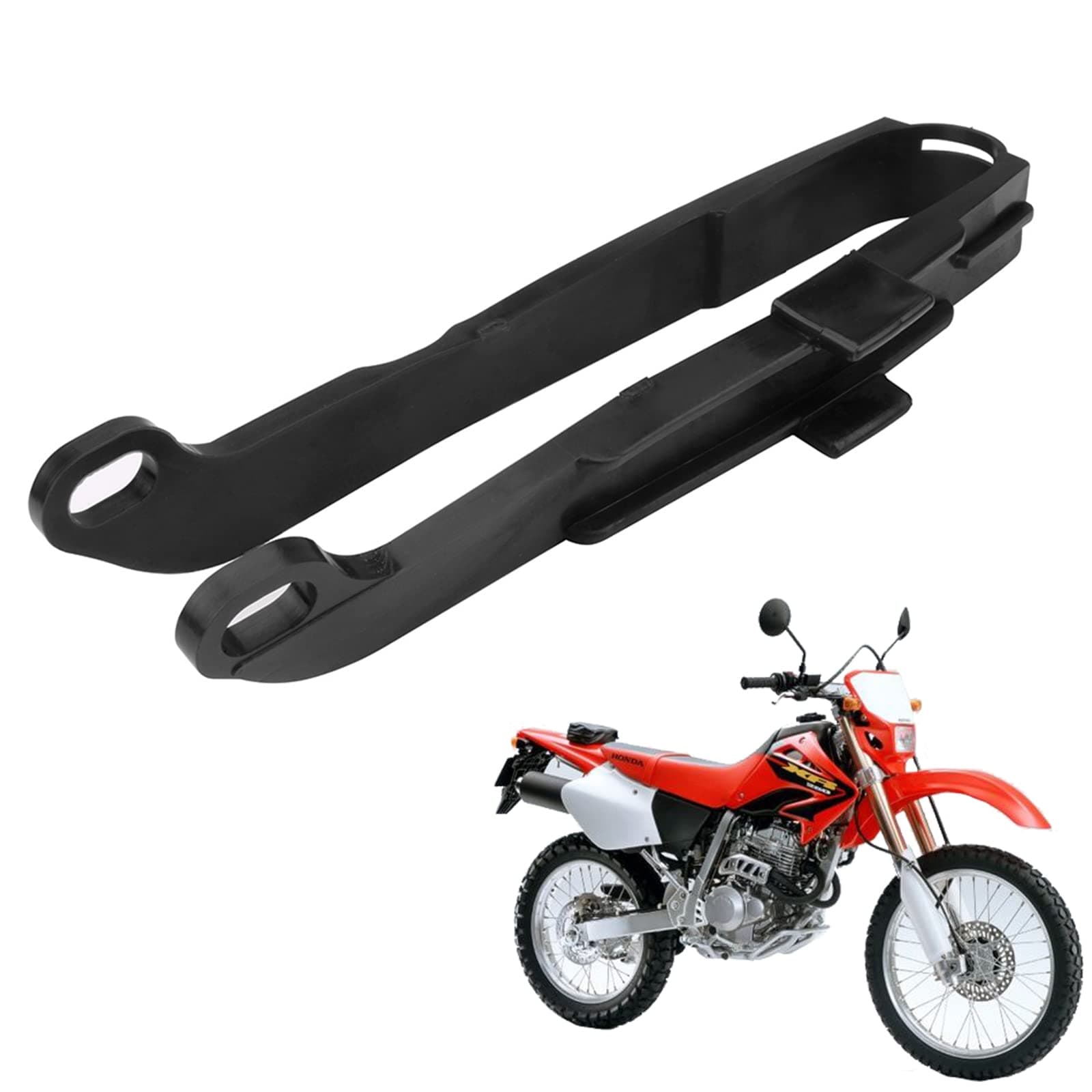 Motorcycle Chain Slider Swingarm Protector for XR250R 1991-2004 XR400R 1996-2004 XR600R 1991-2000 XR650L 1993-2019 - Black