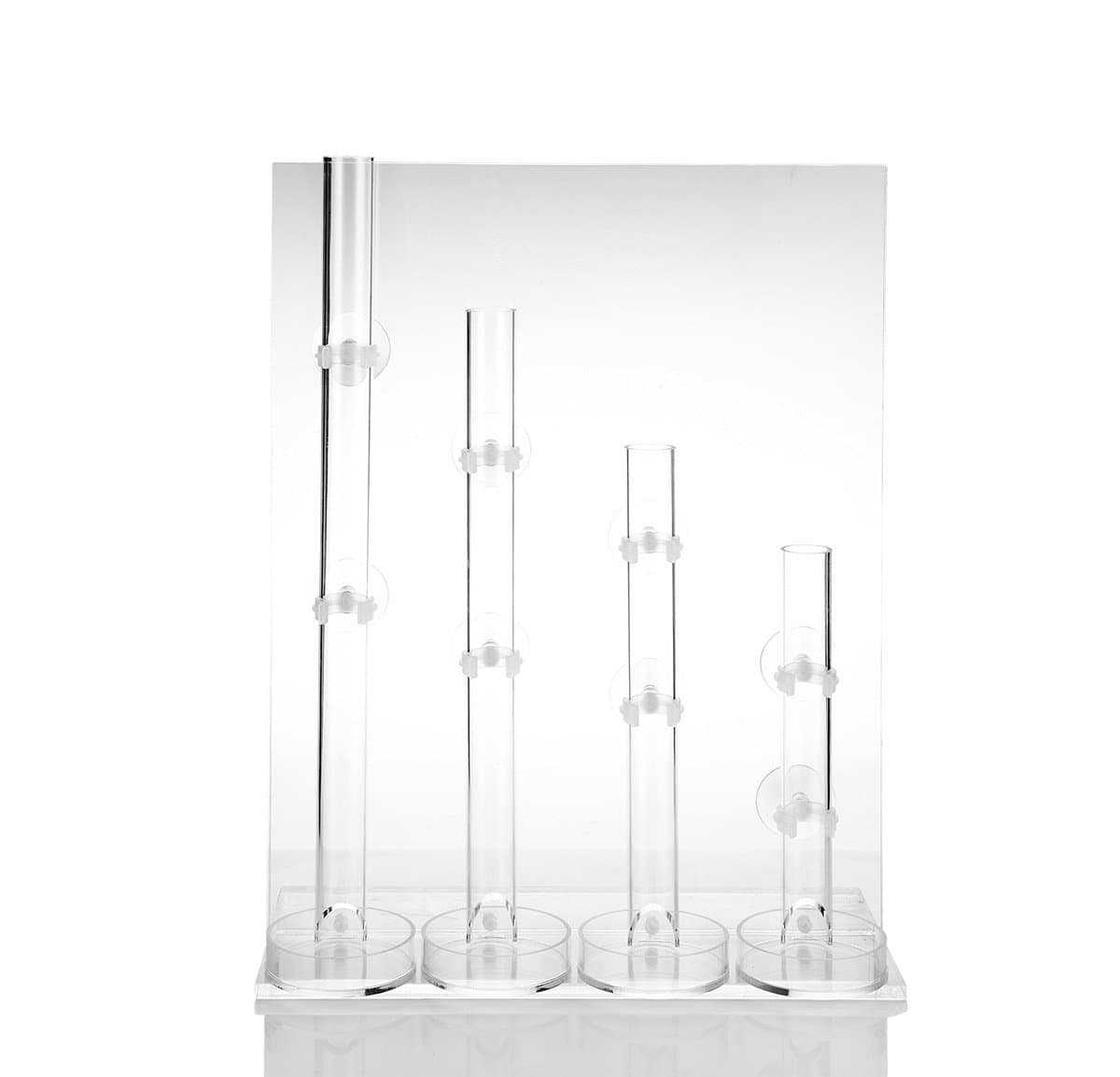 Red bee shrimp feed long tube bottom fish arcylic aquarium fish marine coral reef tank