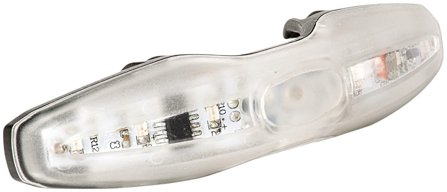 MET USB LED Safety Light Helmet-Mount, Yellow/Orange