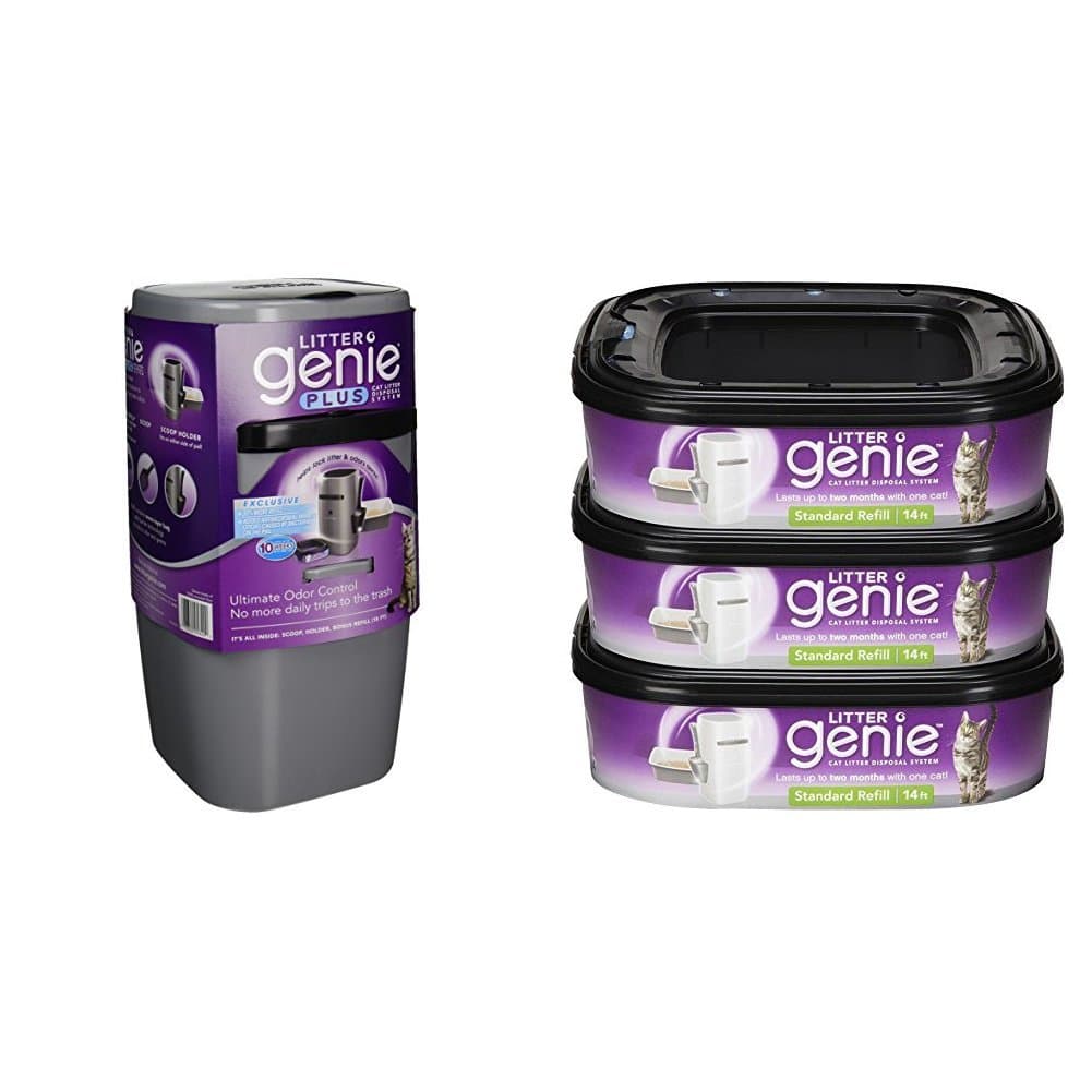 Litter GeniePlus Pail and 3 Refills