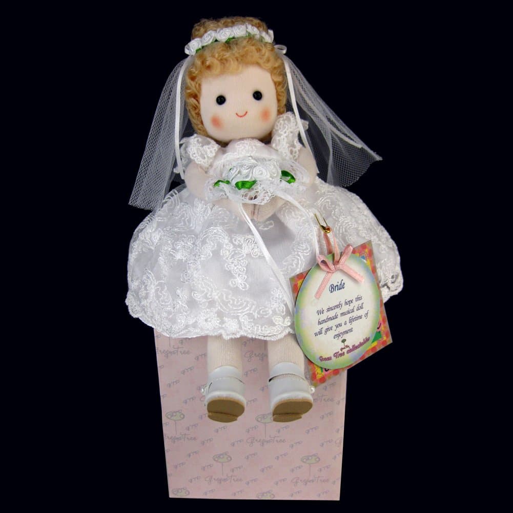 Green Tree Products 9" Bride Musical Doll