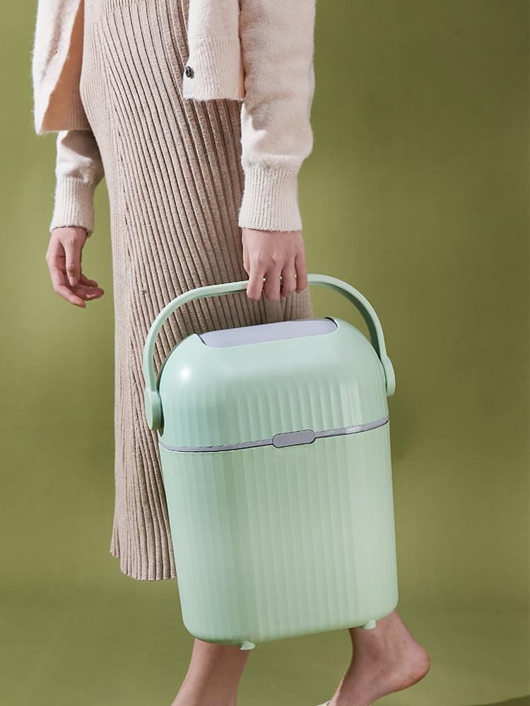 Baby Diaper Pail Trash Can Plastic Diaper Trash Bin Trash Can Rubbish Bin For Bedroom, Diaper Pail Trash Can Organizer Bags Diaper Nappy Garbage for Office Thicken (36X29.50X20.00cm)