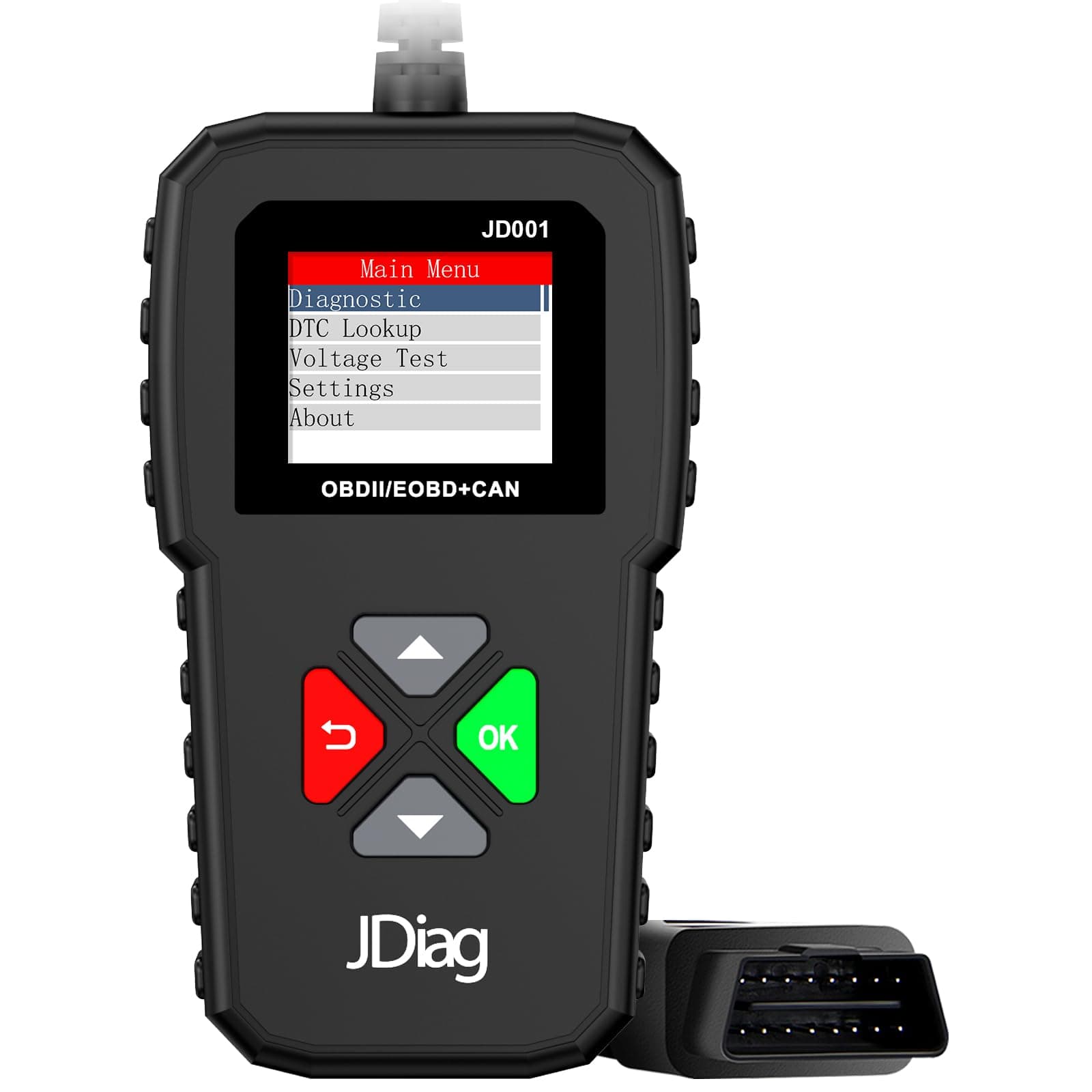 OBD2 Scanner Professional Code Reader Scanner Diagnostic for Cars Since 1996 Easy to Read and Clear False Code with DTC Lookup, I/M Readiness, VIN Number, Freeze Frame and More