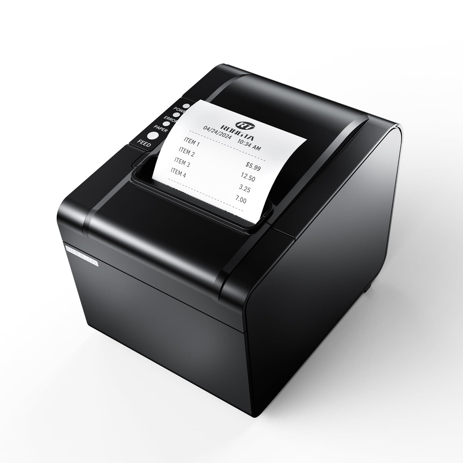 POS Printer, 80mm USB Thermal Receipt Printer, Restaurant Kitchen Printer with Auto Cutter Support Cash Drawer,USB Serial Ethernet Interface for Windows/Mac/Linux,Do Not Square (RP326)