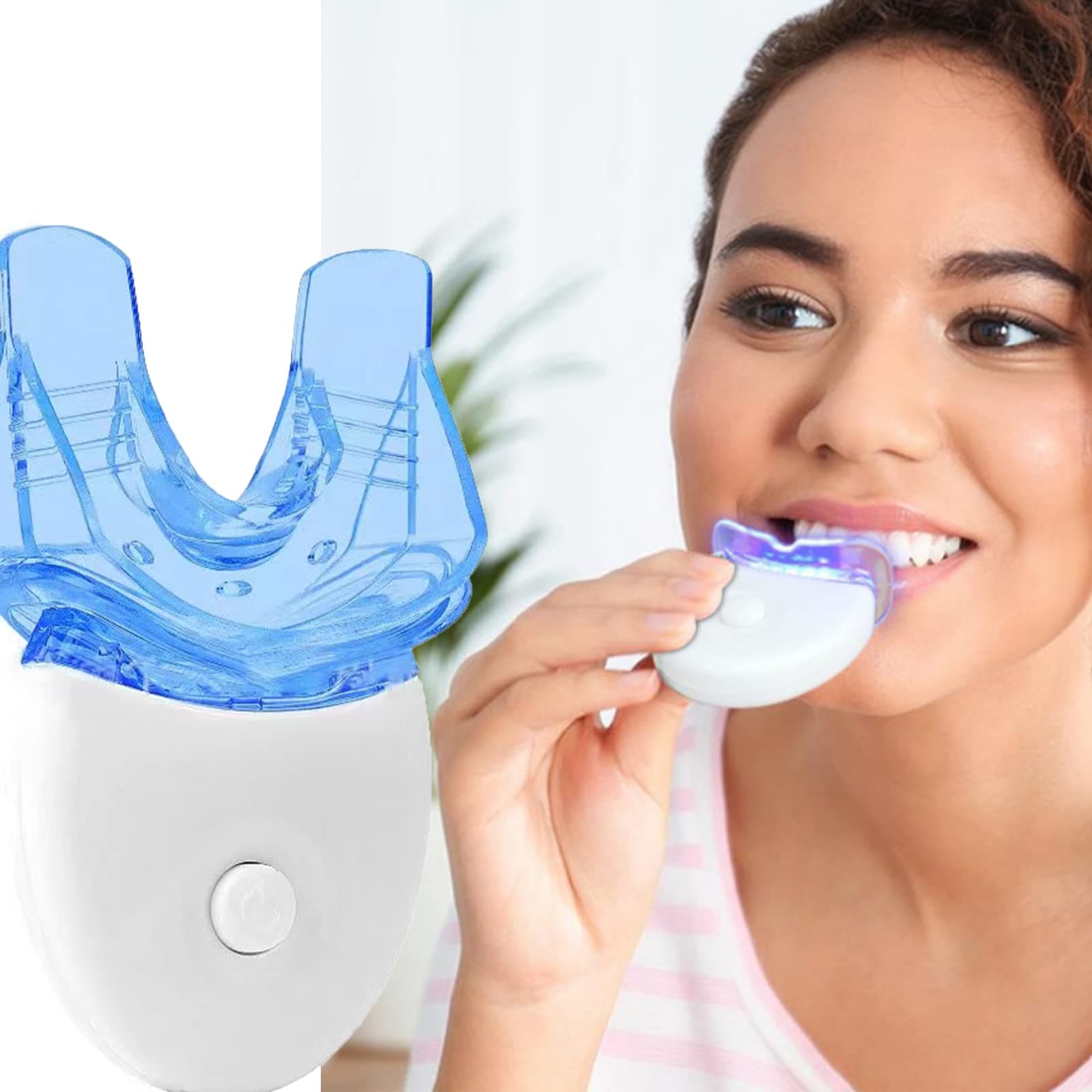 Tooth whitening Professional LED lamp Reduces Sensitive Teeth removes Stains and Quickly whitens Teeth This Product is a Single LED lamp, 1.0 count, Pack of 1